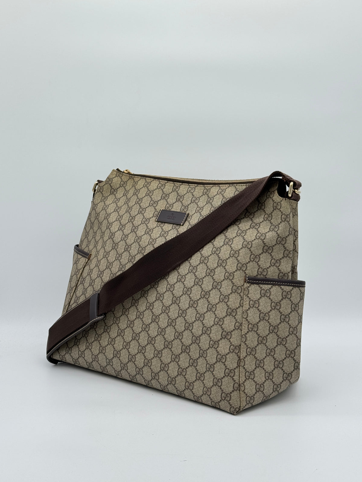 Gucci Canvas Diaper Bag