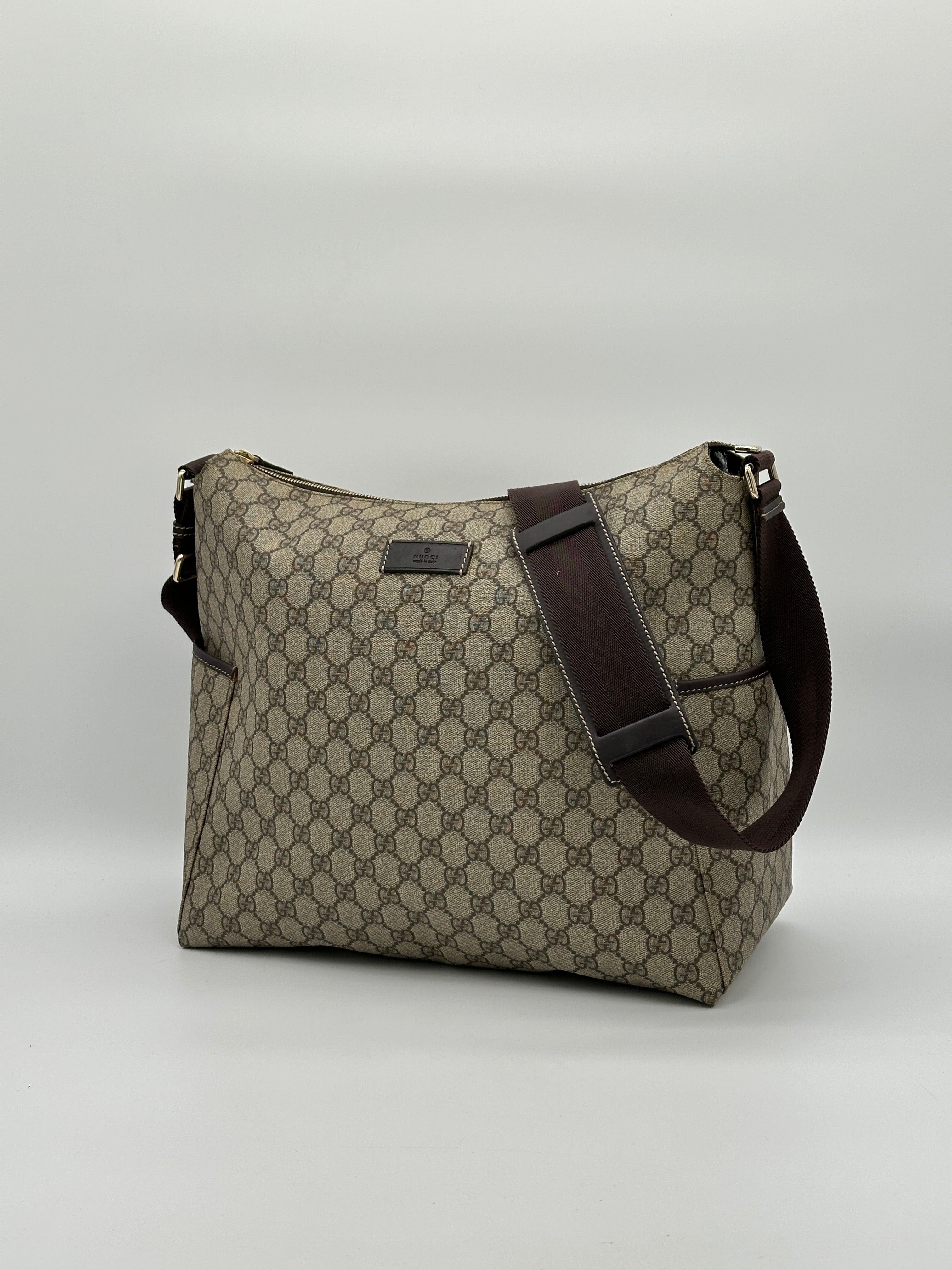 Gucci Canvas Diaper Bag
