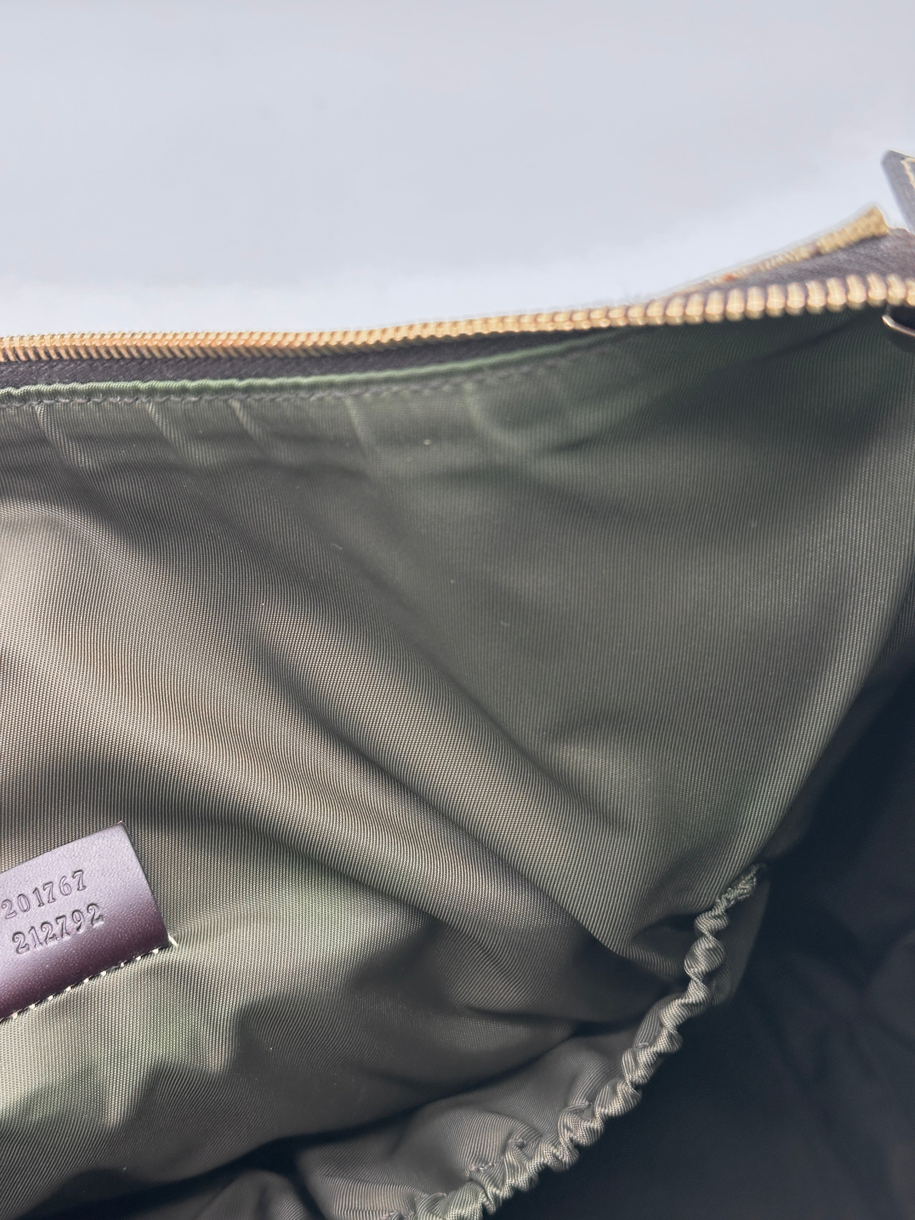 Gucci Canvas Diaper Bag