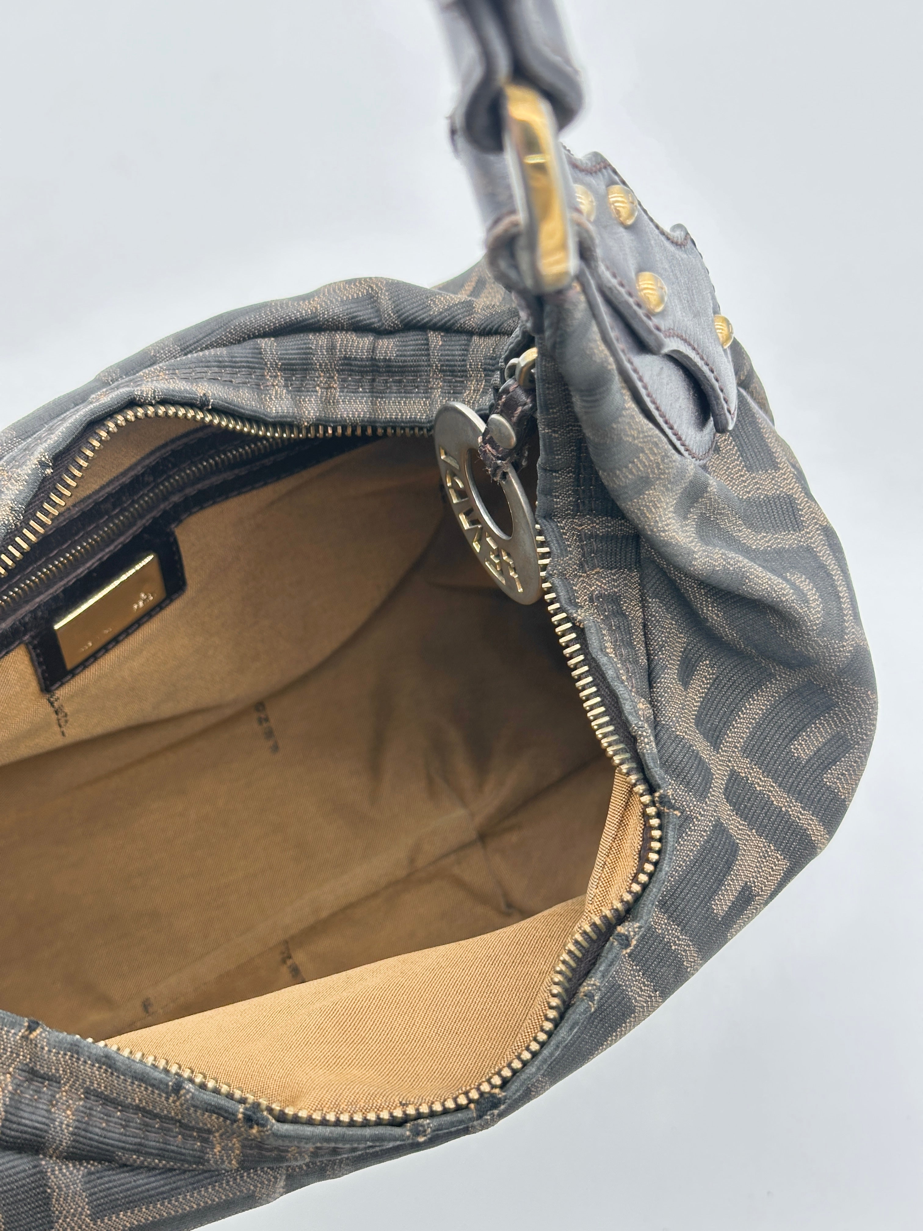 Fendi Zucchino Canvas Pochette