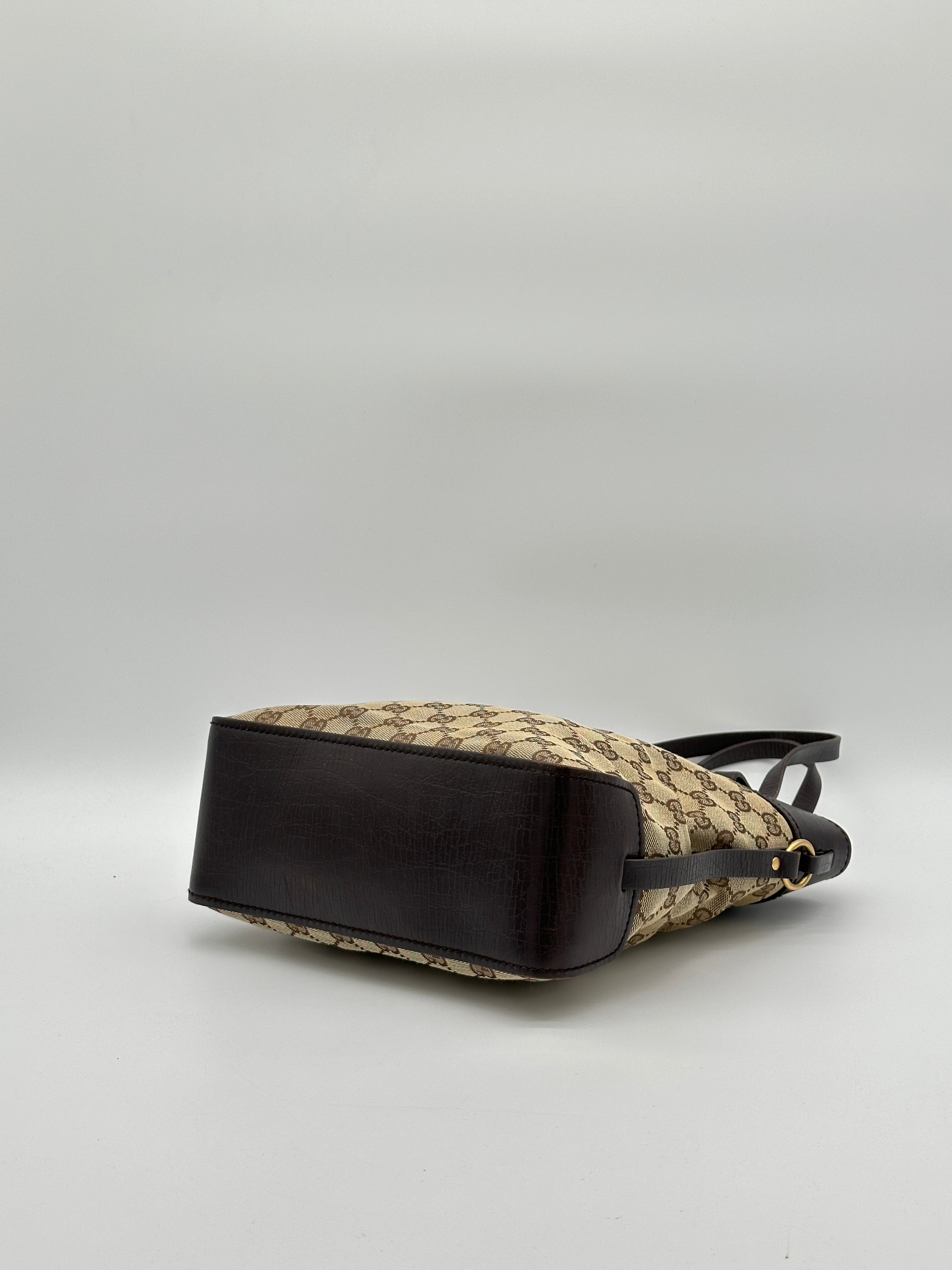 Gucci Canvas Belted Tote Bag