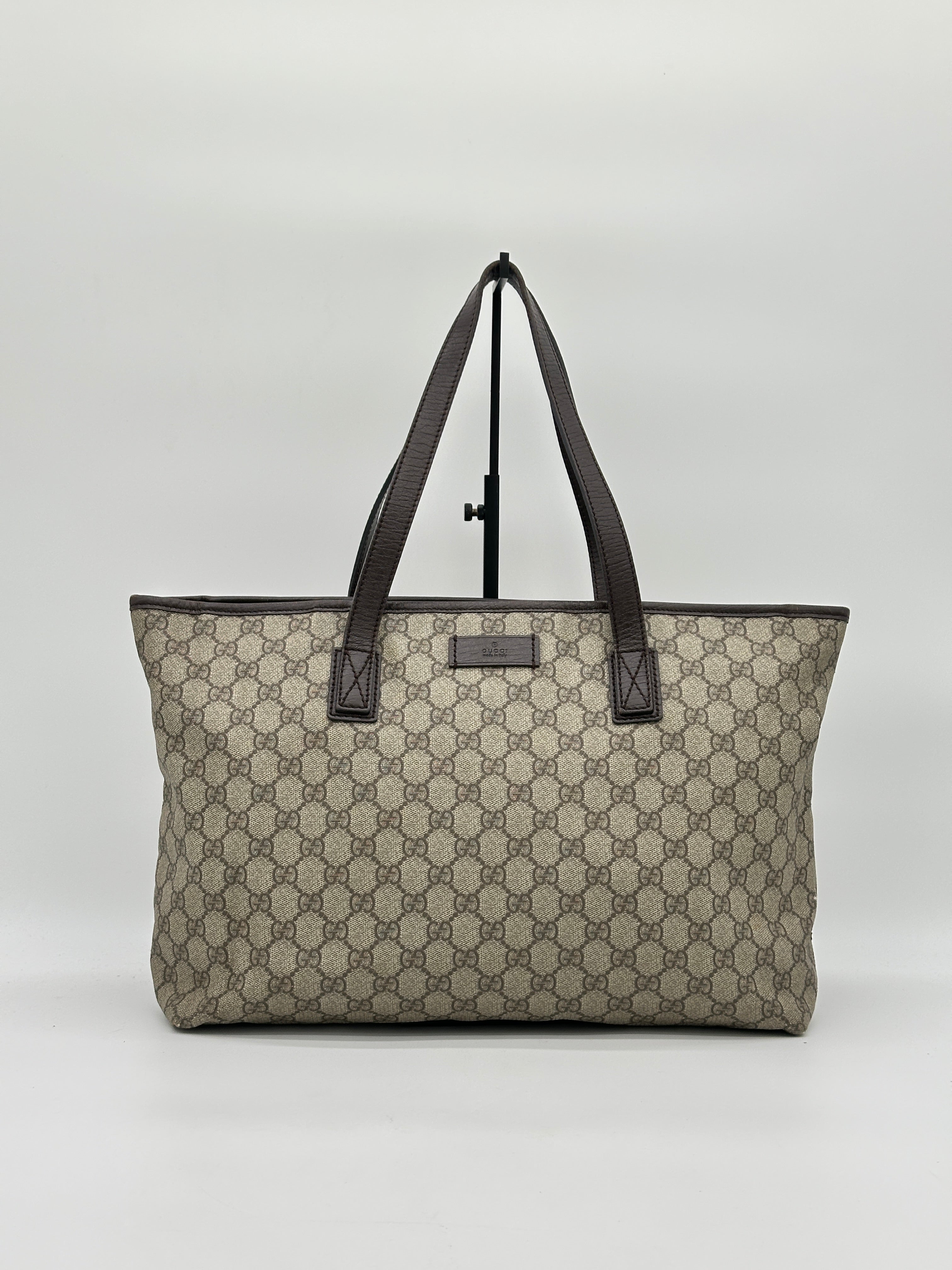 Gucci PVC Supreme Tote Bag