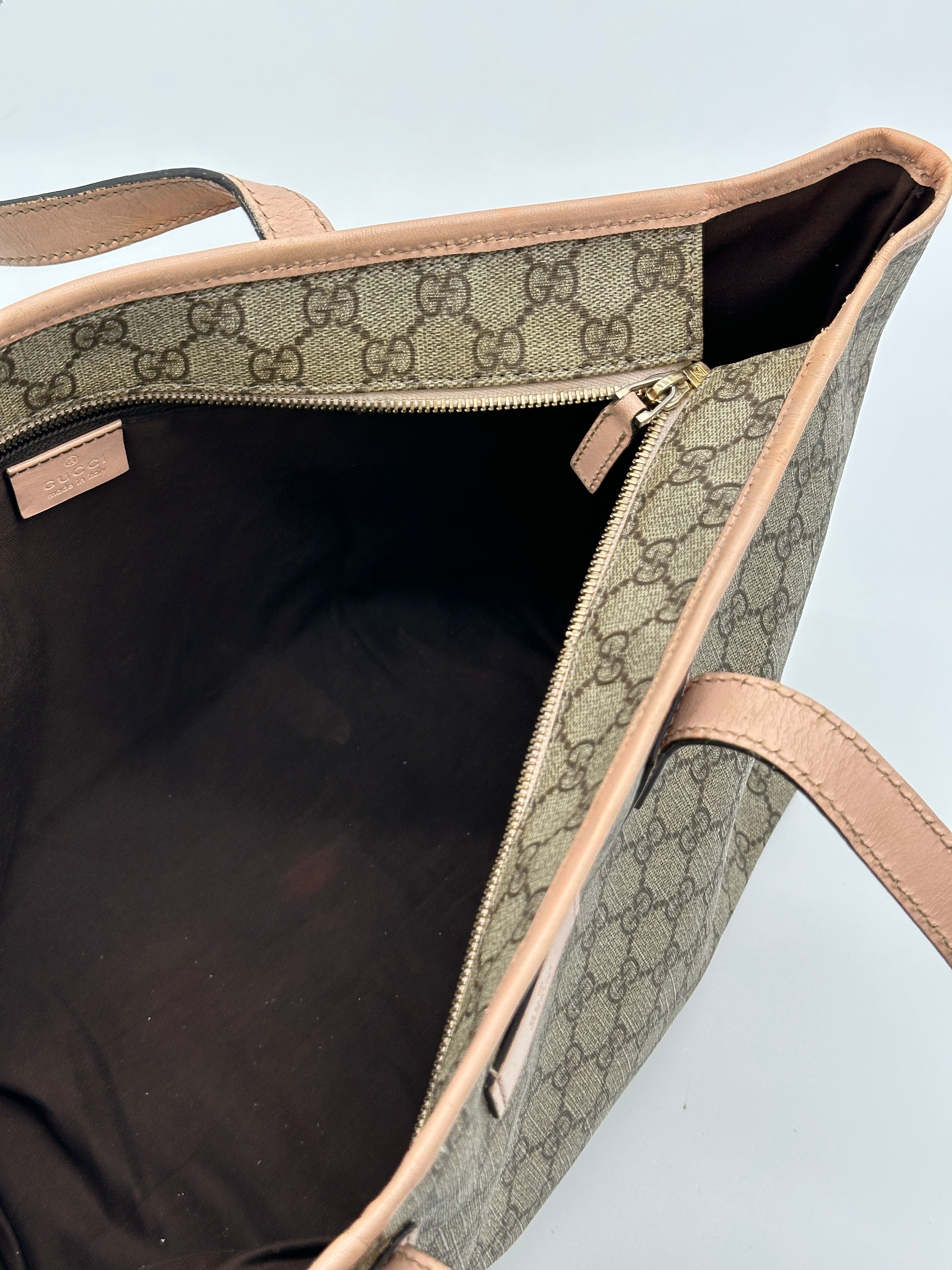 Gucci PVC Supreme Tote Bag