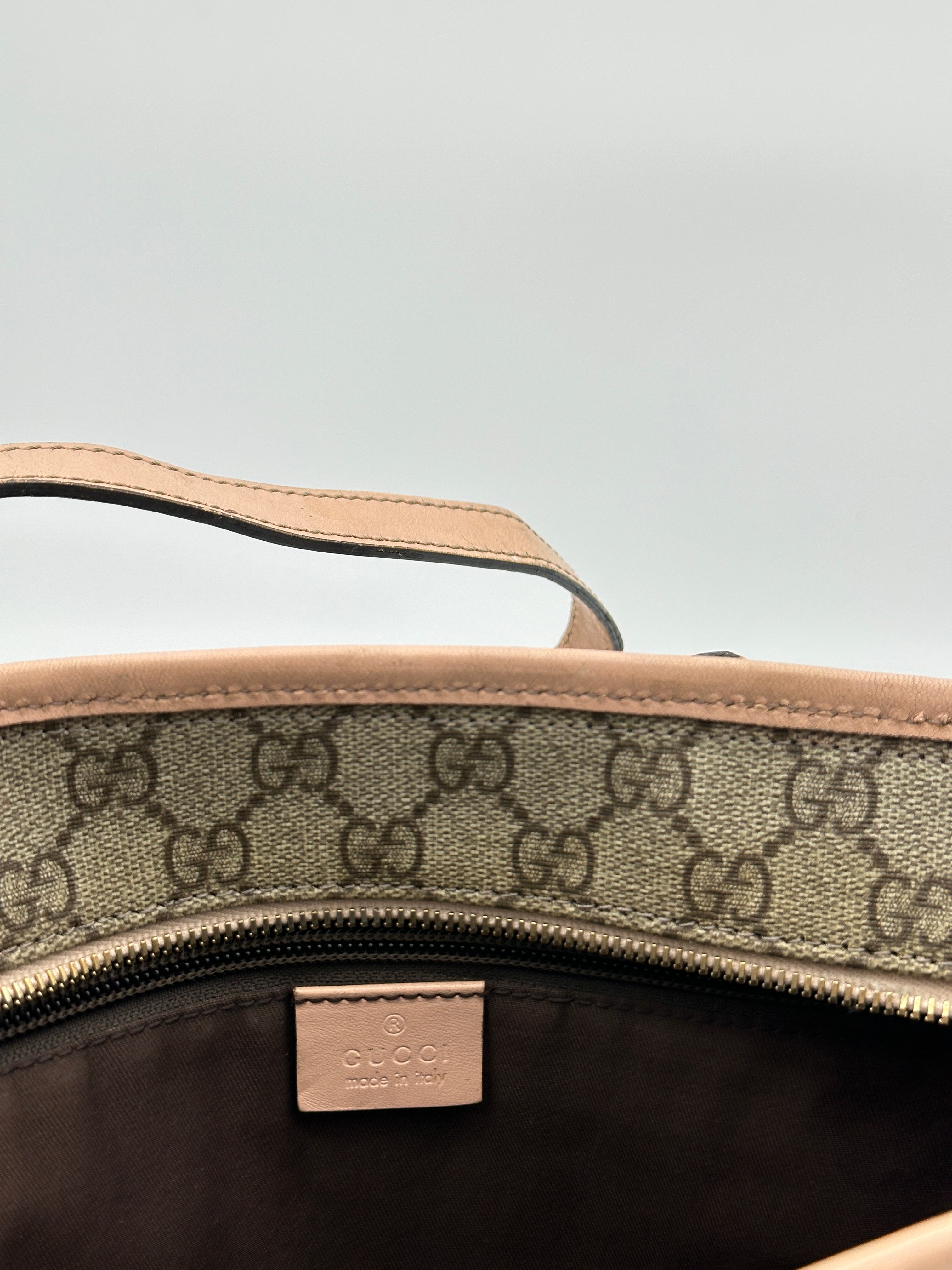 Gucci PVC Supreme Tote Bag