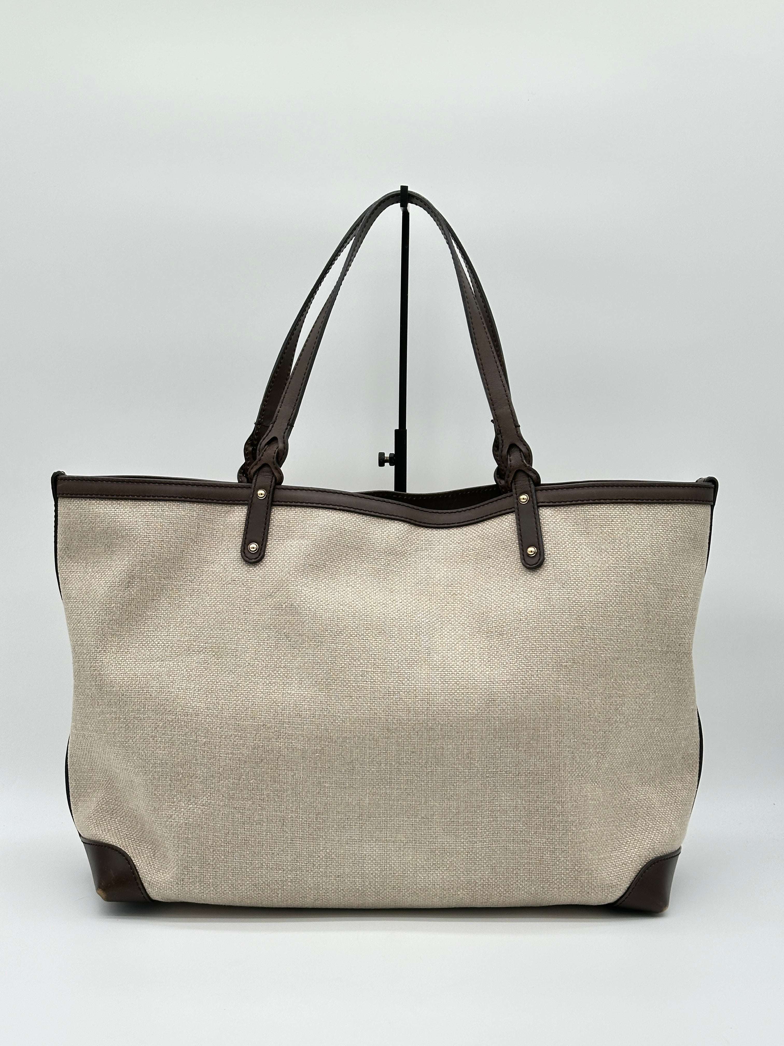 Gucci Craft Canvas Tote Bag