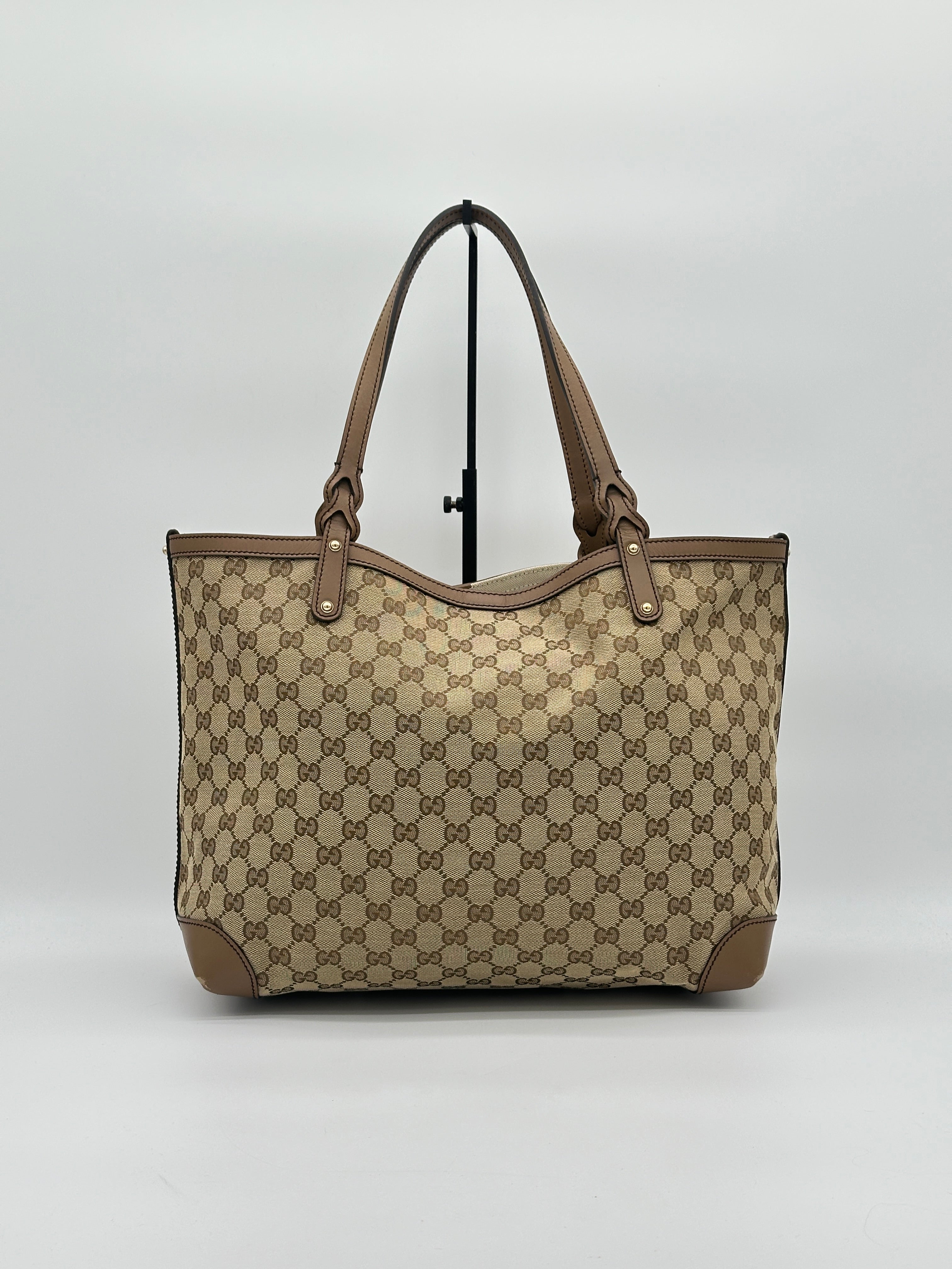 Gucci Craft Canvas Tote Bag