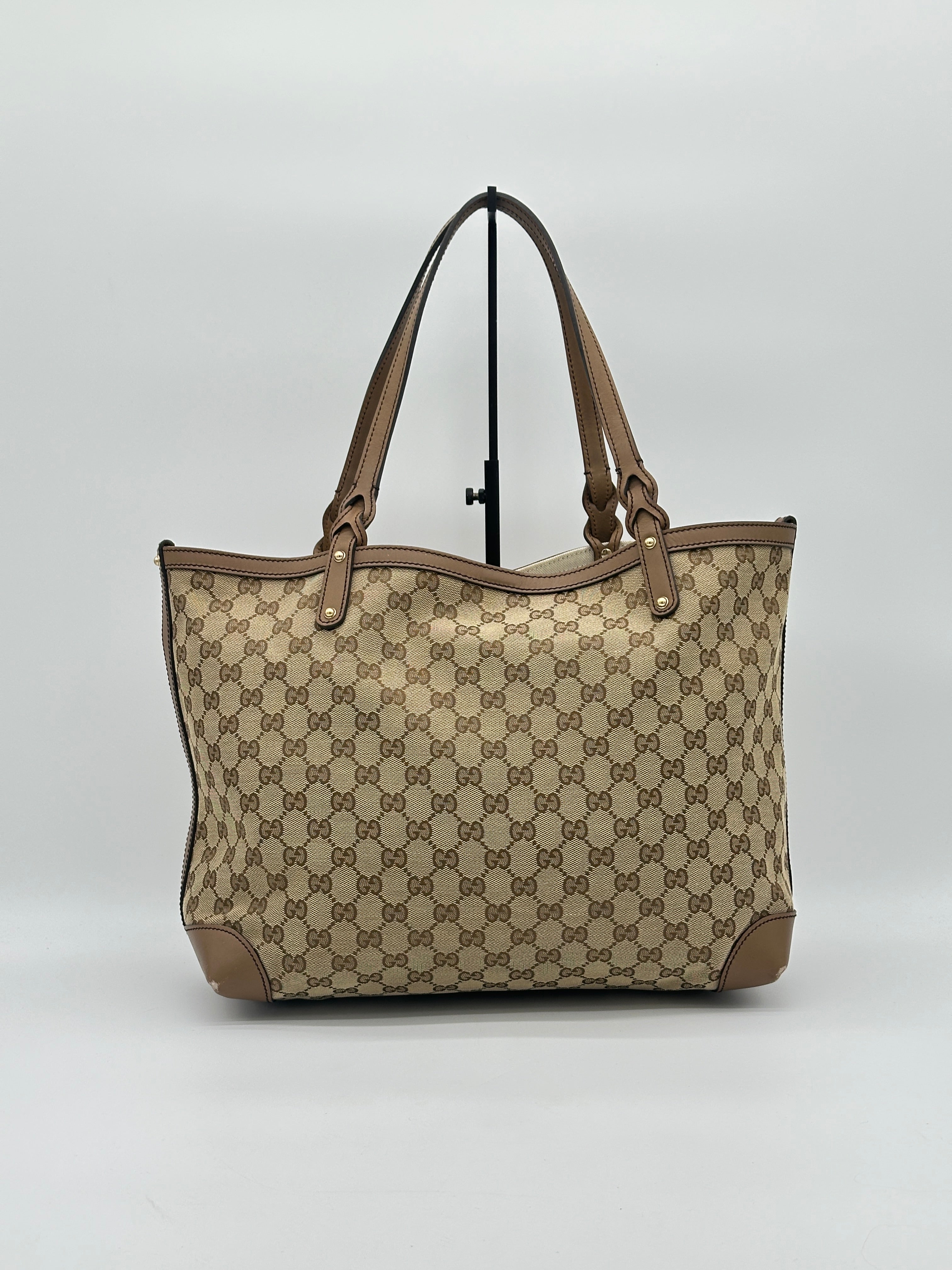 Gucci Craft Canvas Tote Bag