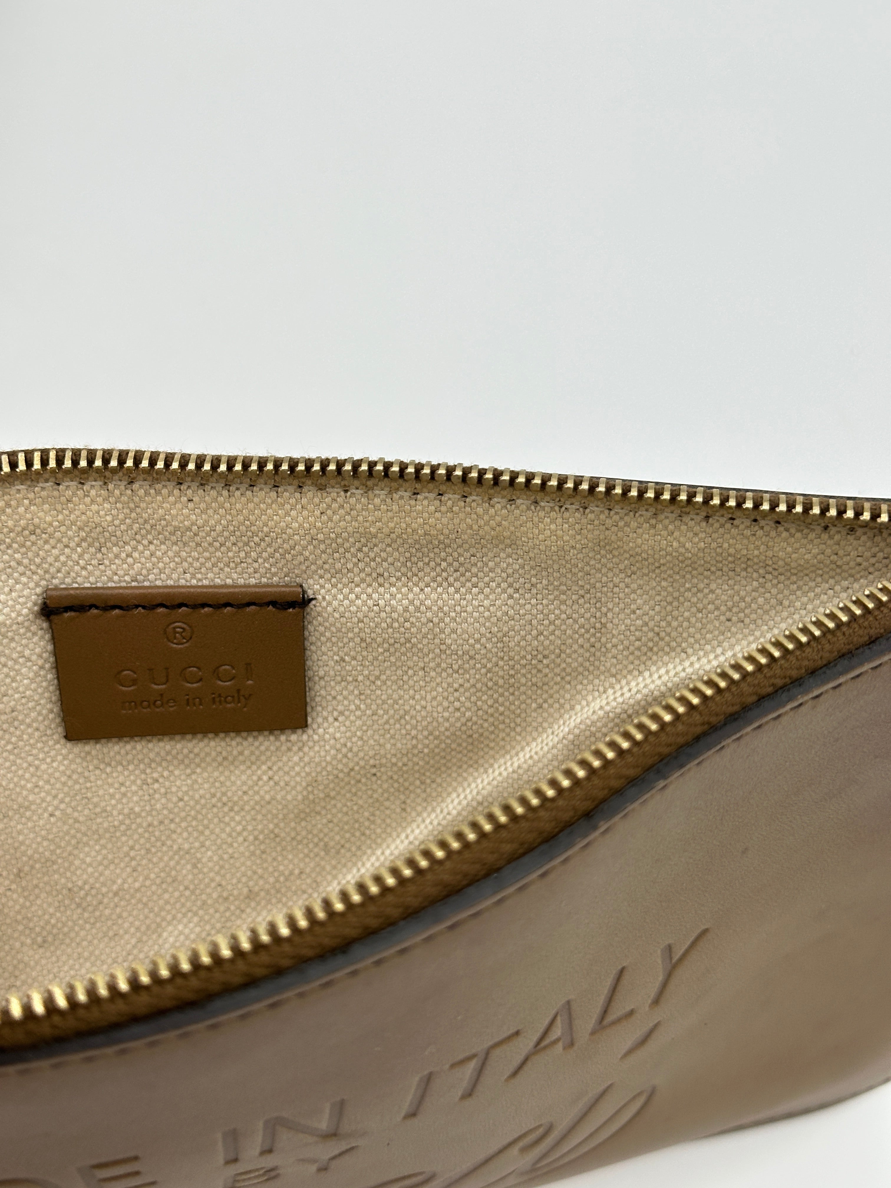 Gucci Craft Canvas Tote Bag