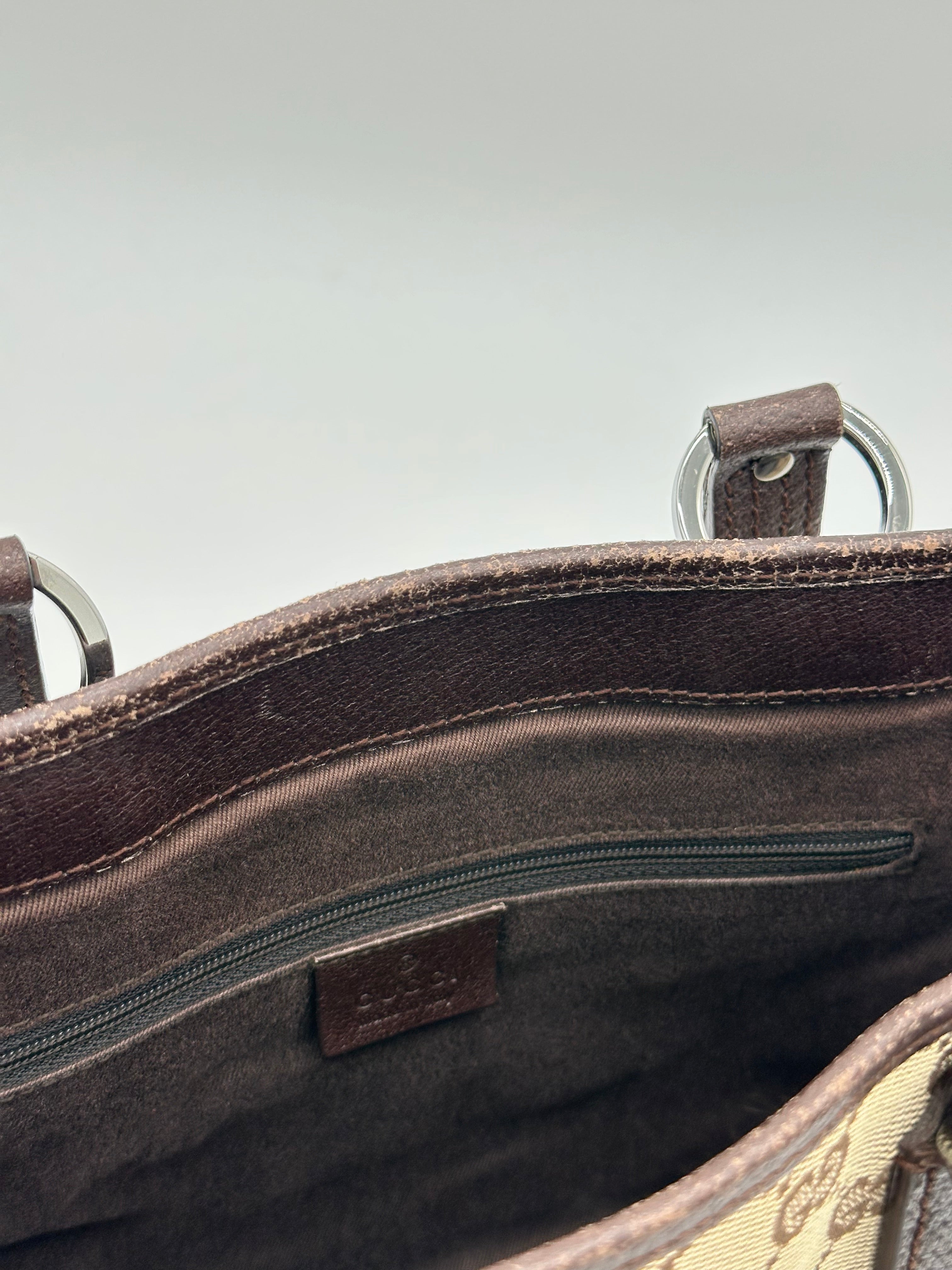 Gucci Canvas Tote Bag