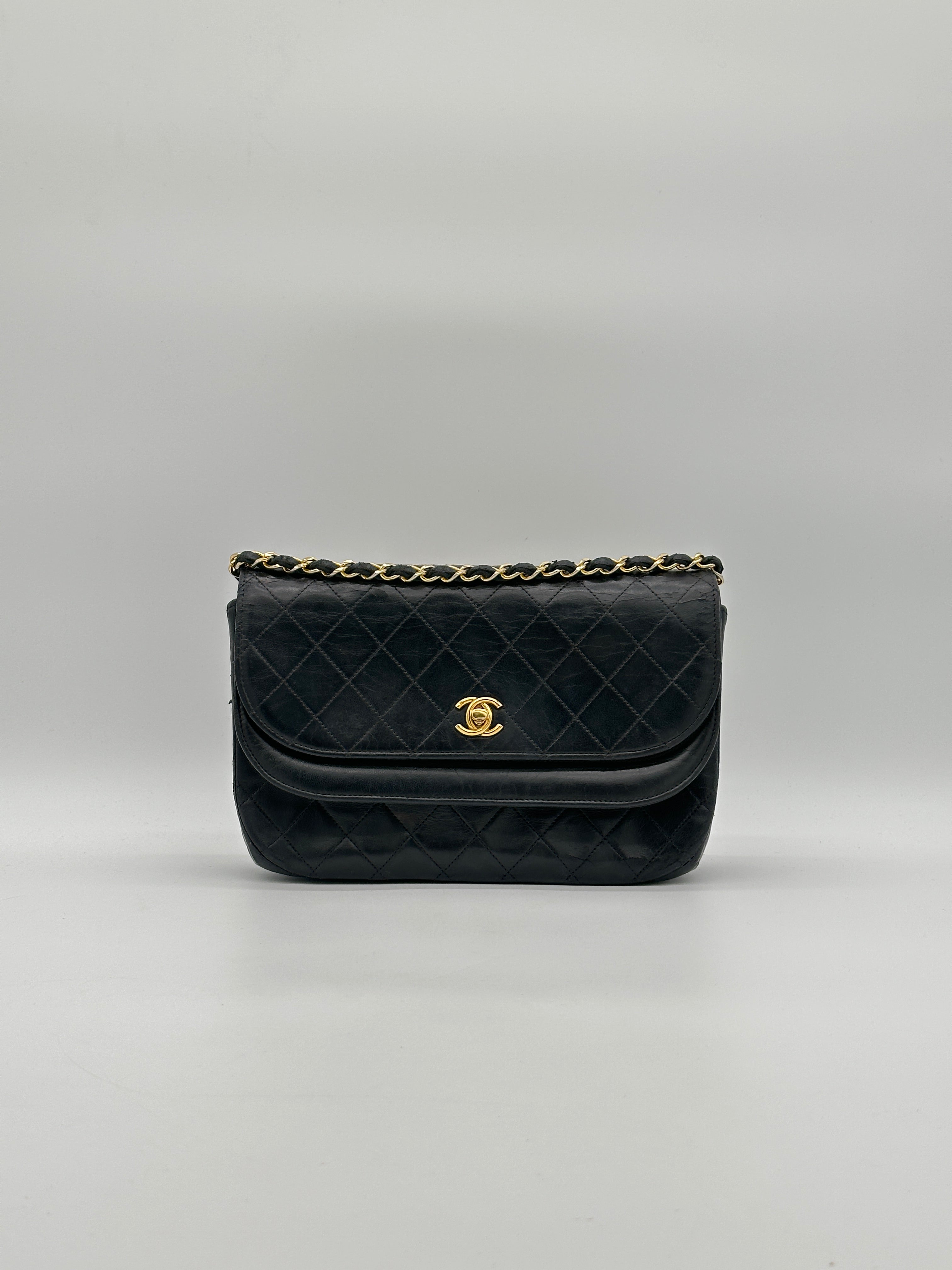 Chanel Half Moon Double Flap