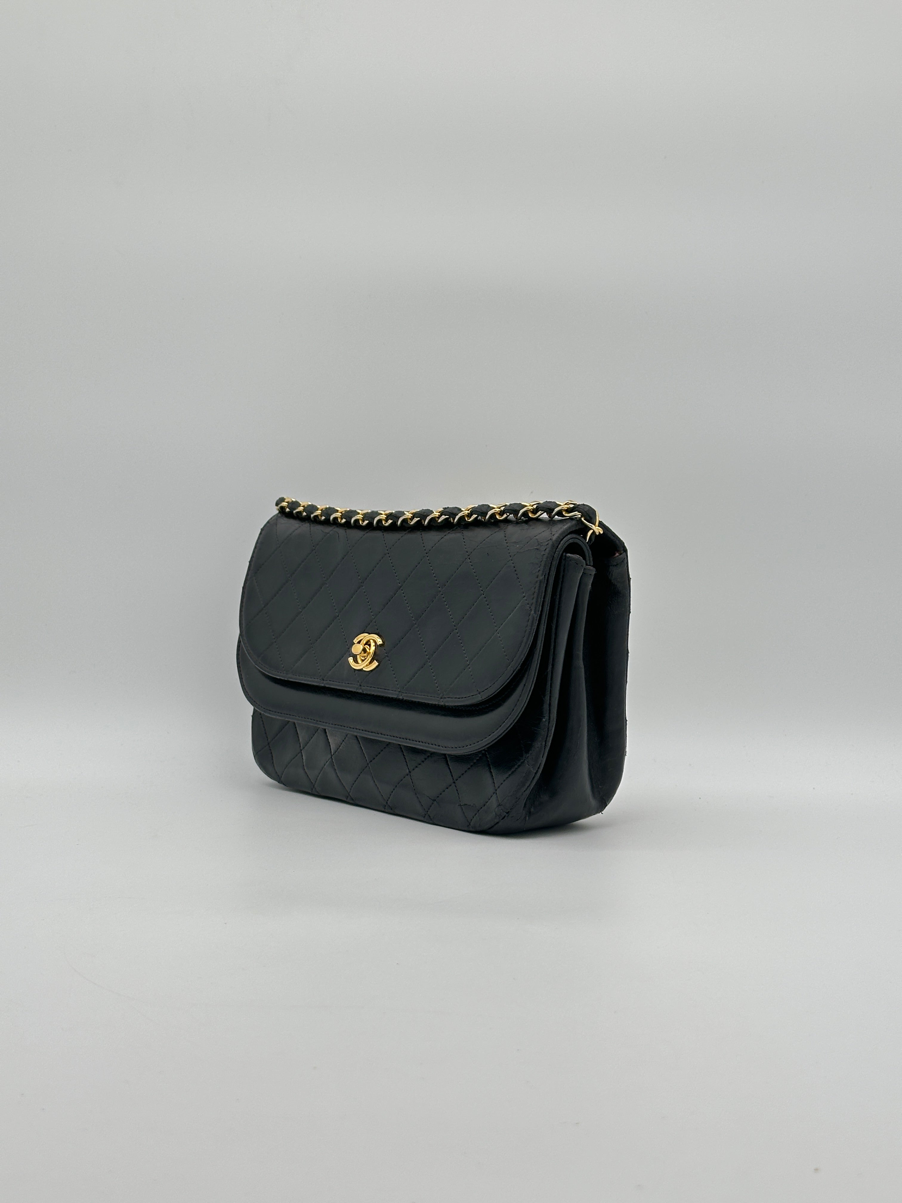 Chanel Half Moon Double Flap