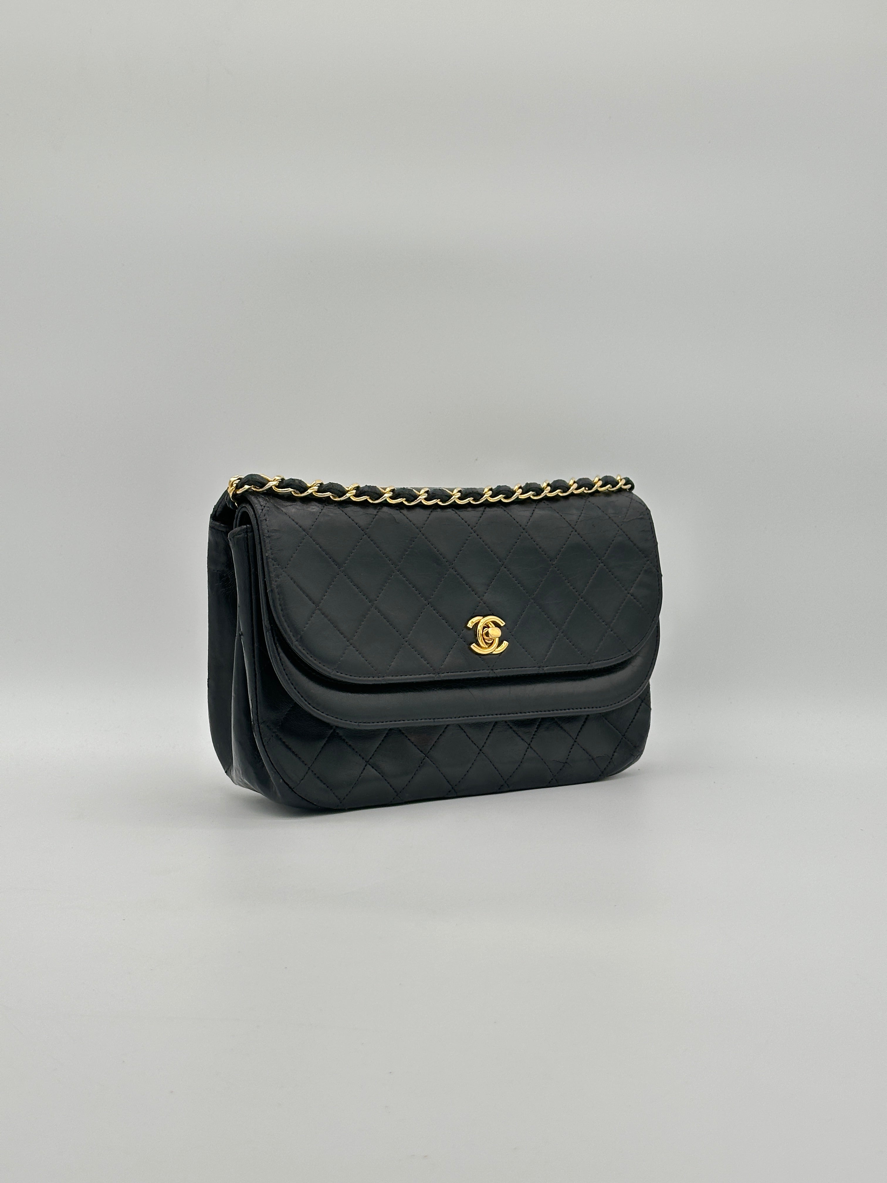 Chanel Half Moon Double Flap