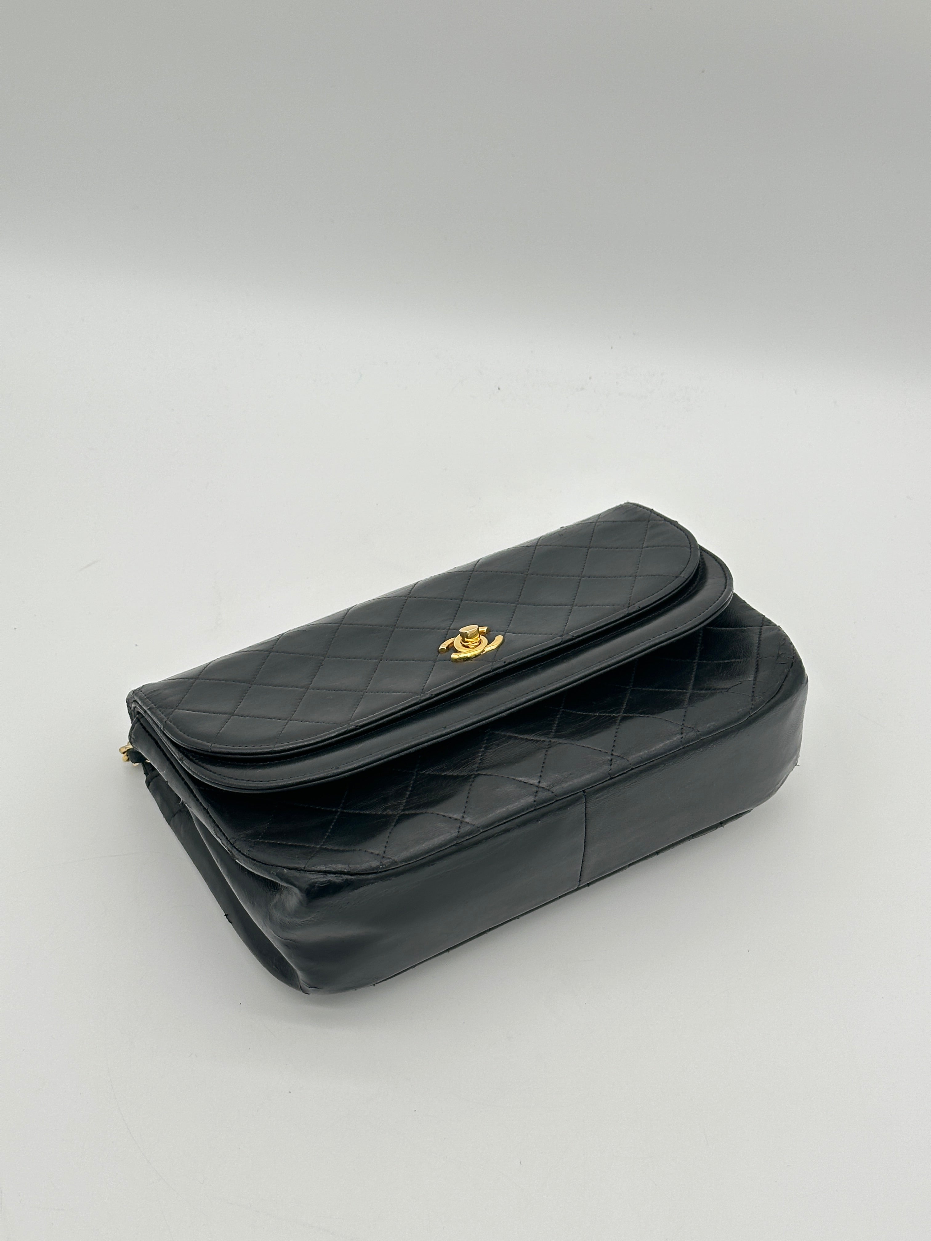 Chanel Half Moon Double Flap