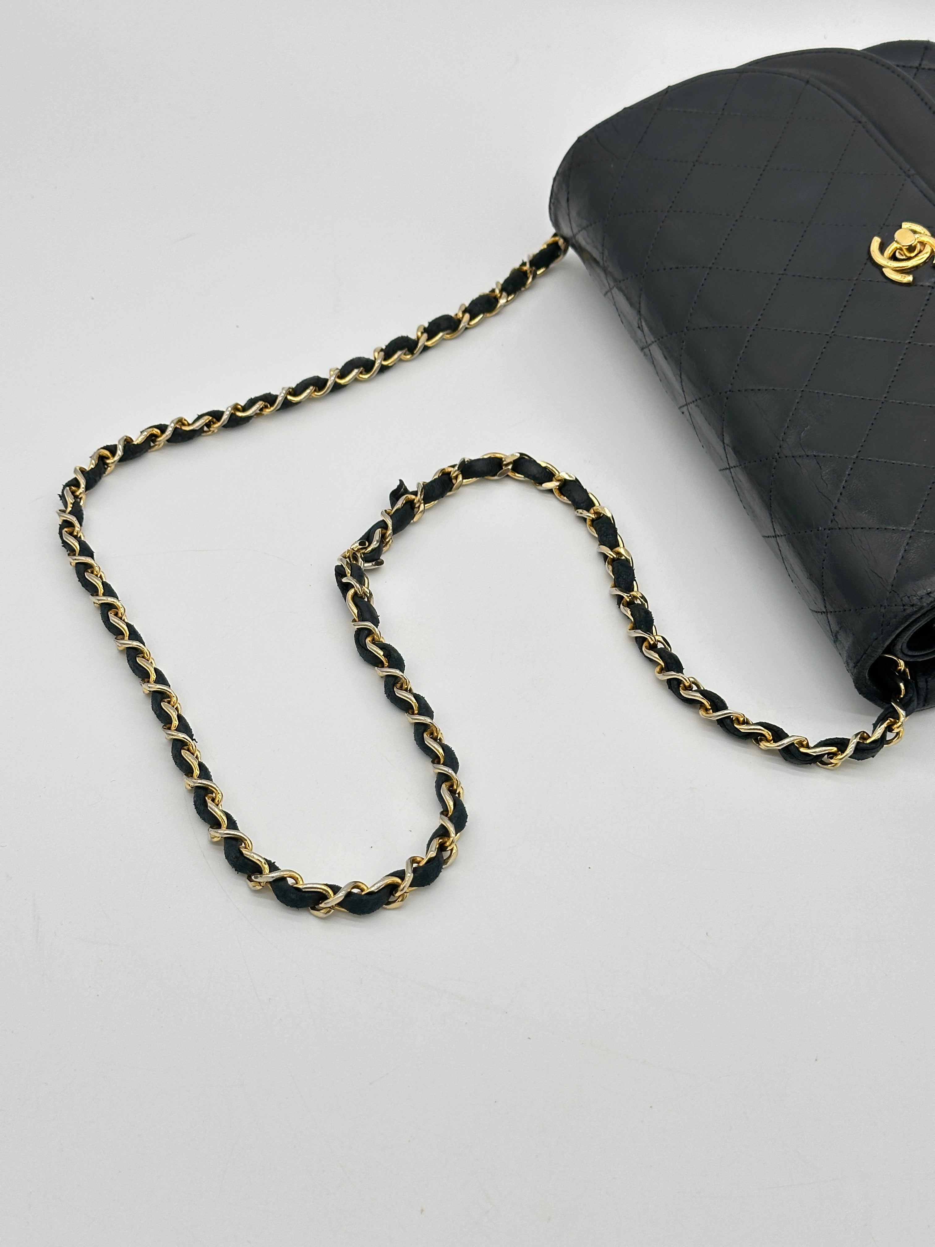 Chanel Half Moon Double Flap