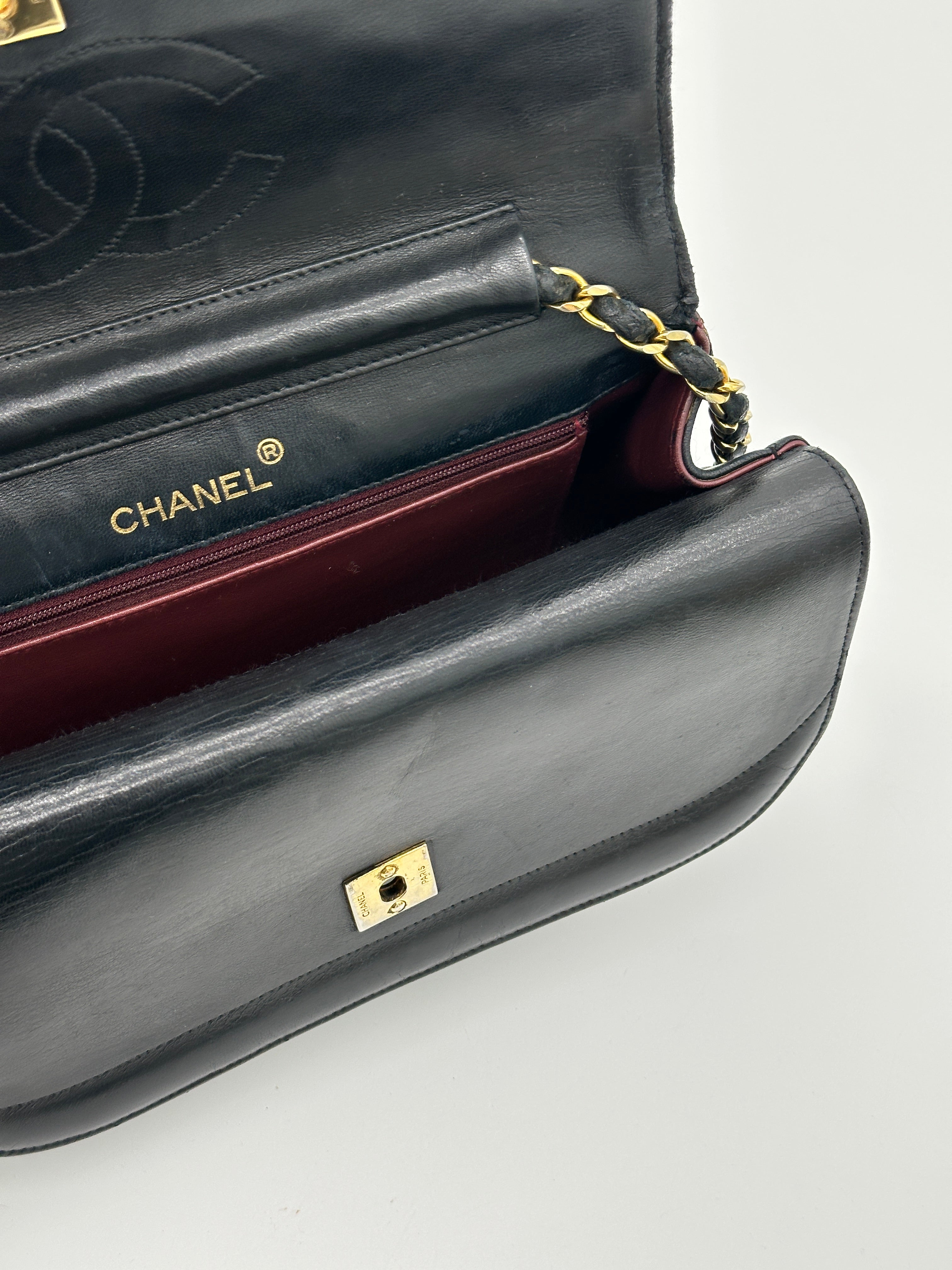 Chanel Half Moon Double Flap