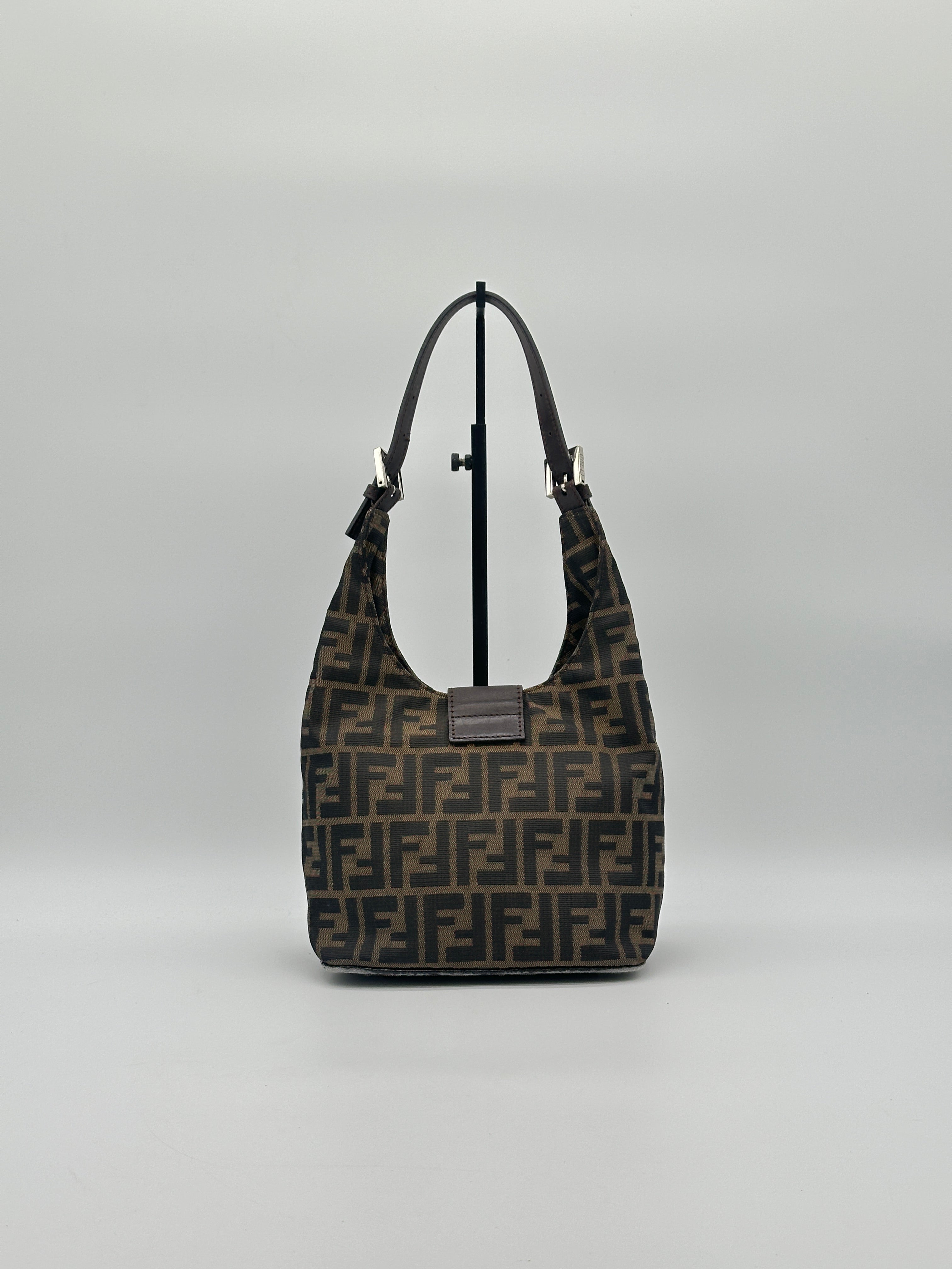Fendi Zucca Mamma Hobo Baguette