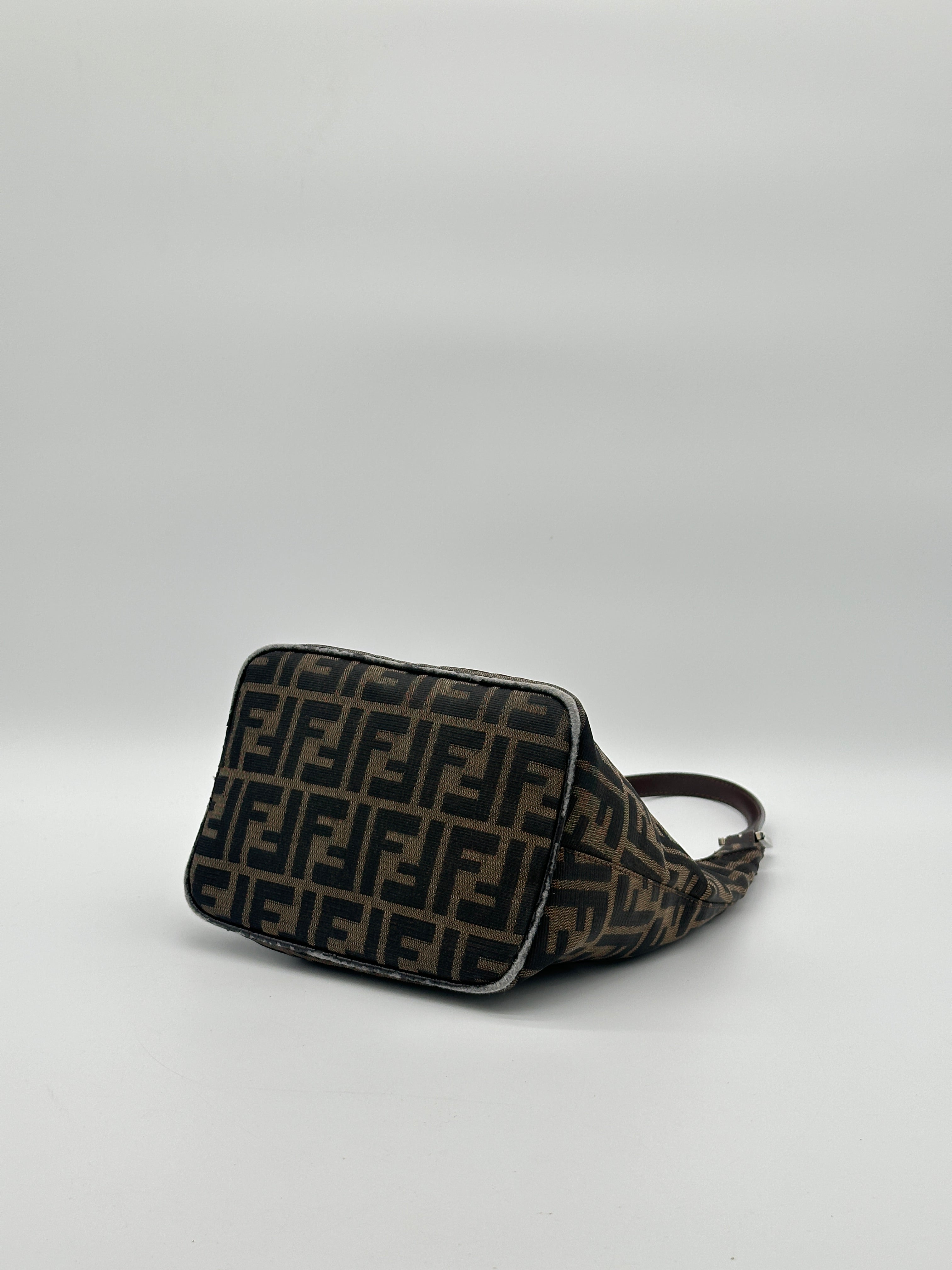 Fendi Zucca Mamma Hobo Baguette