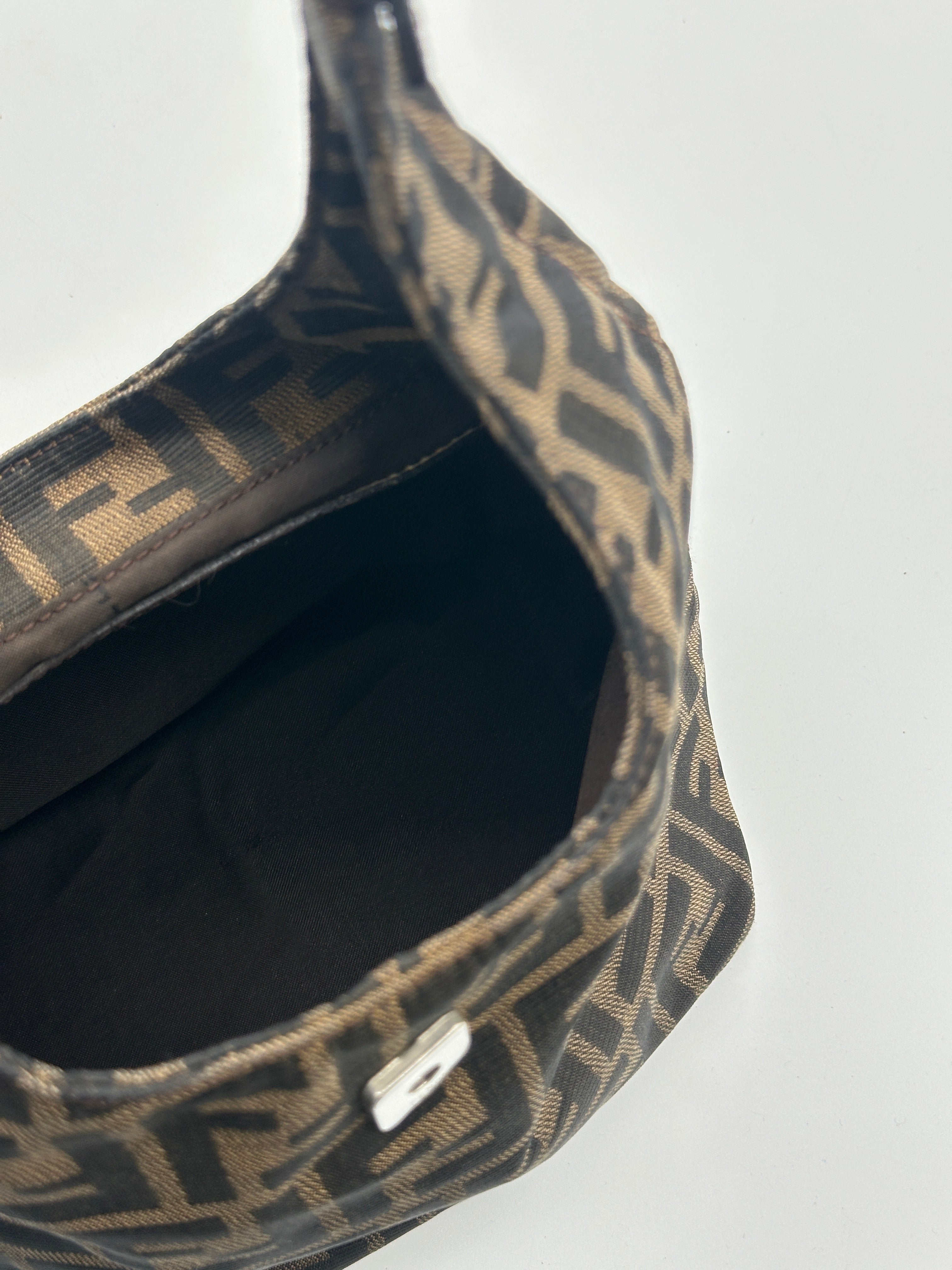 Fendi Zucca Mamma Hobo Baguette