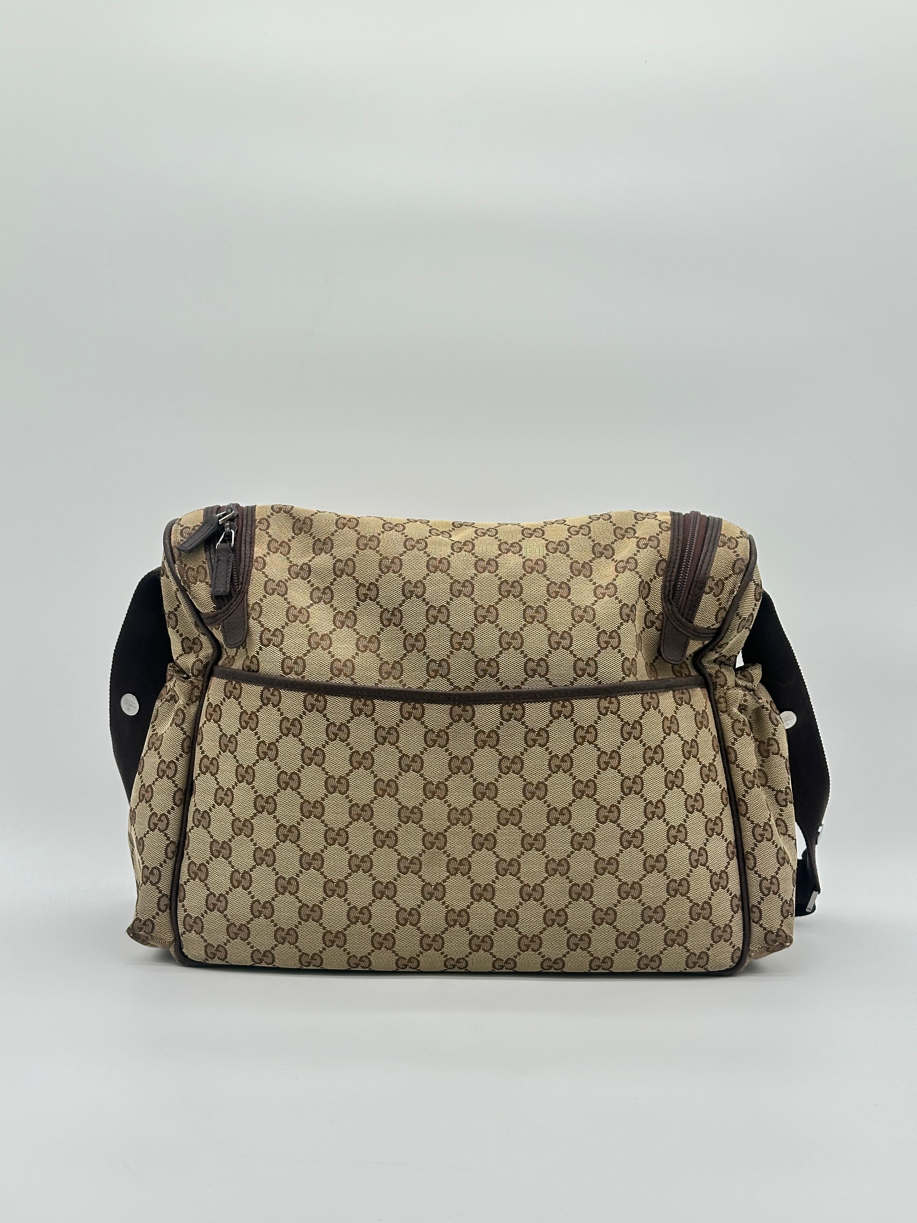 Gucci GG Canvas Diaper Bag