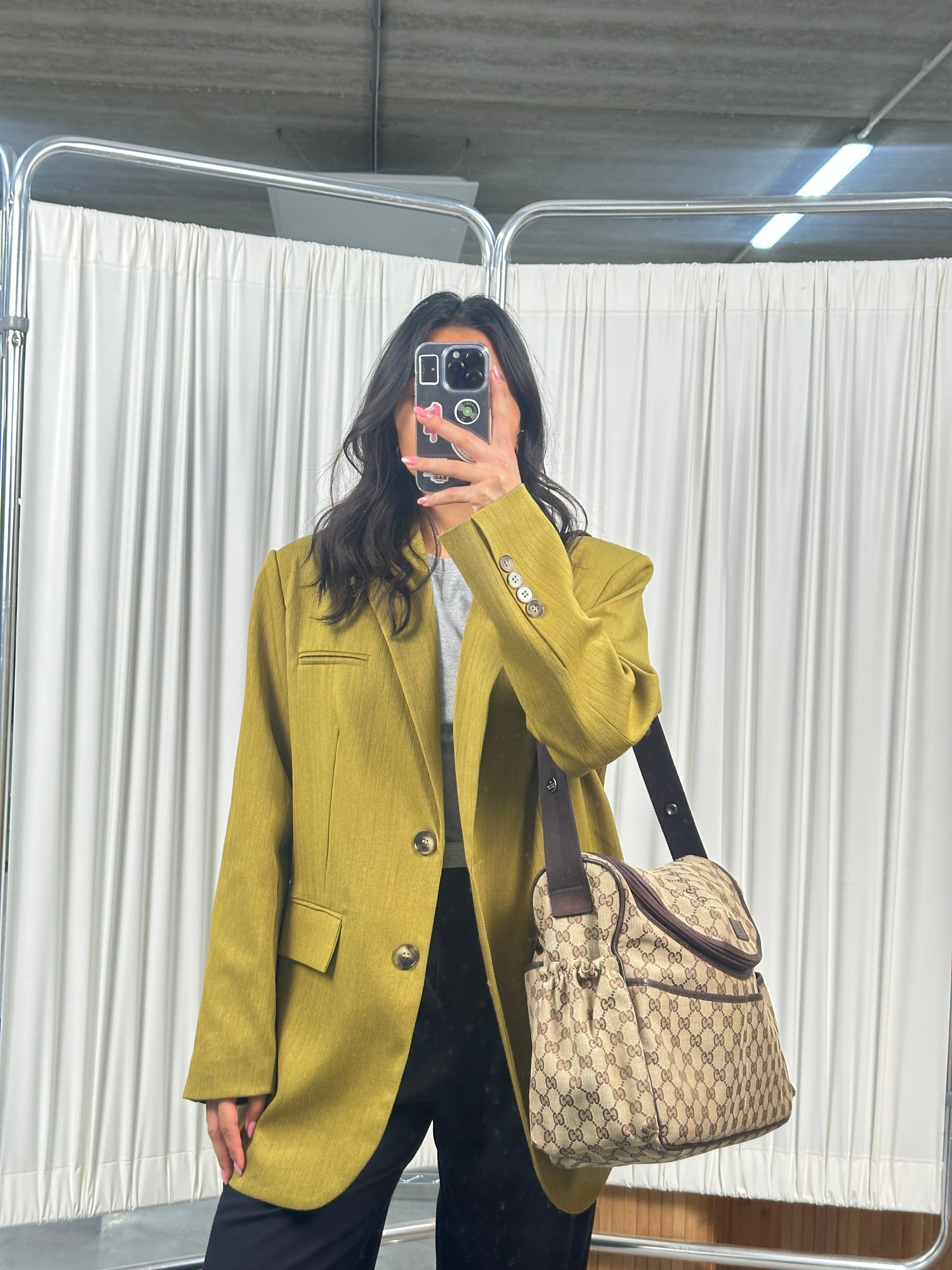 Gucci GG Canvas Diaper Bag