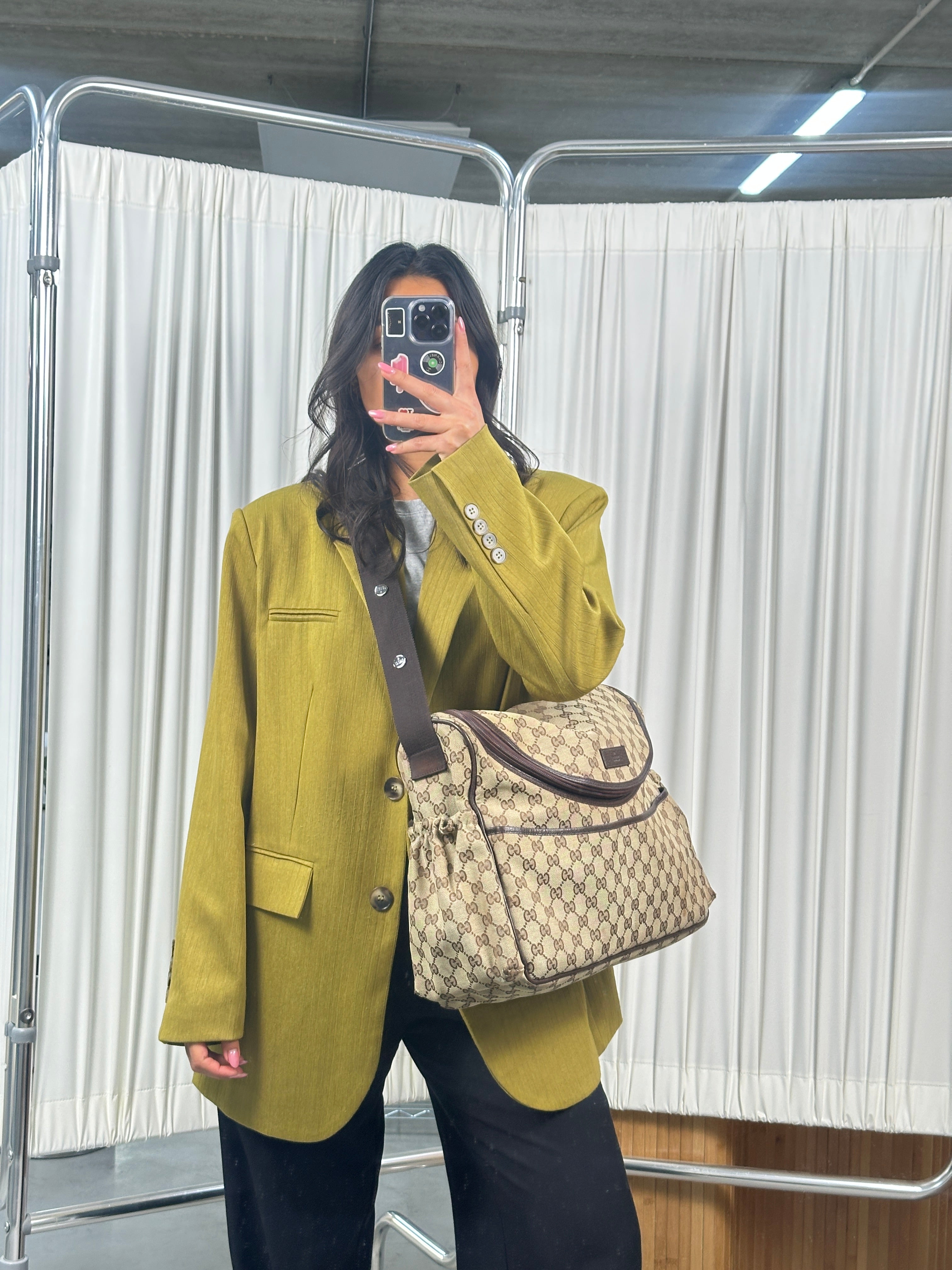 Gucci GG Canvas Diaper Bag