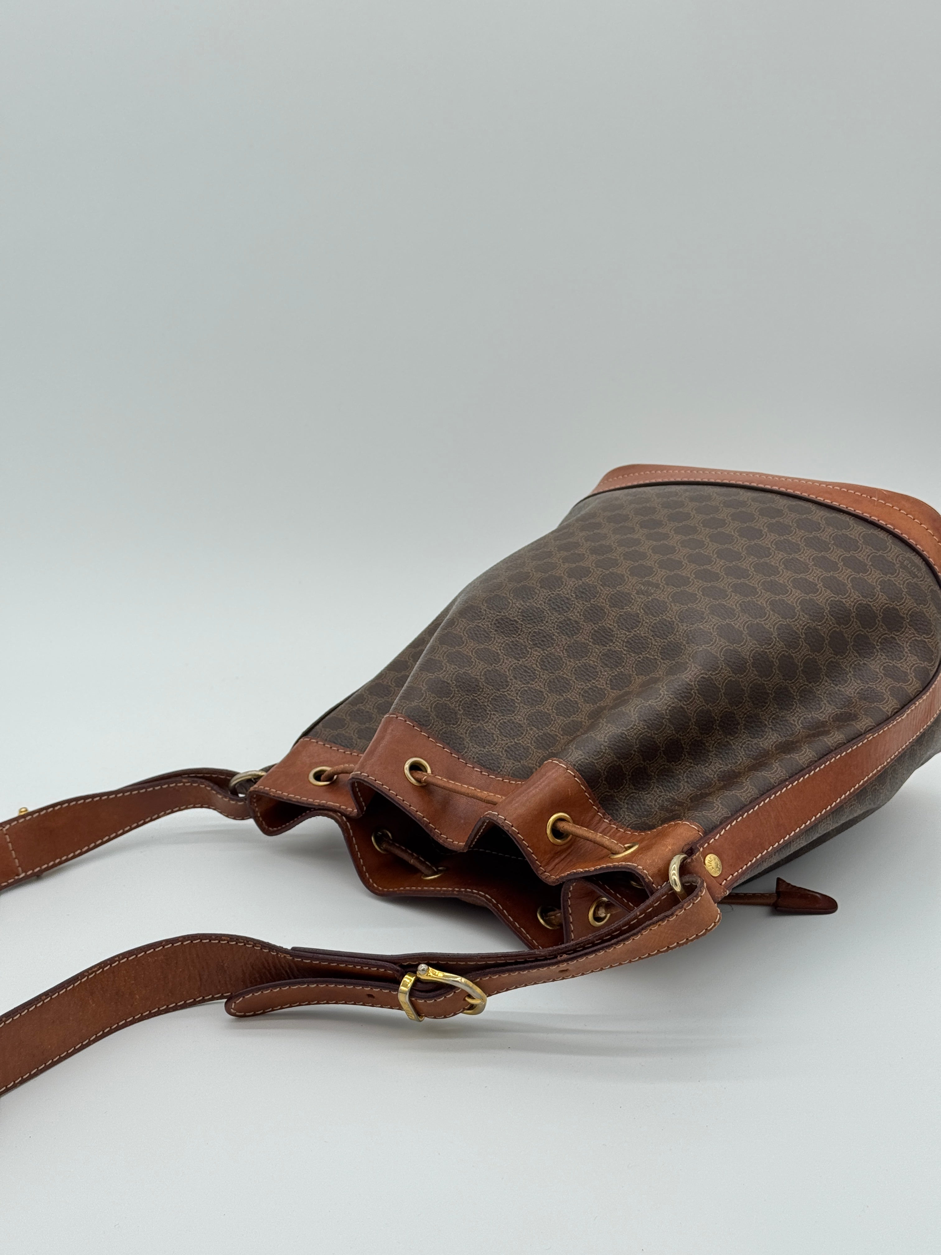 Céline Macadam Bucket Bag