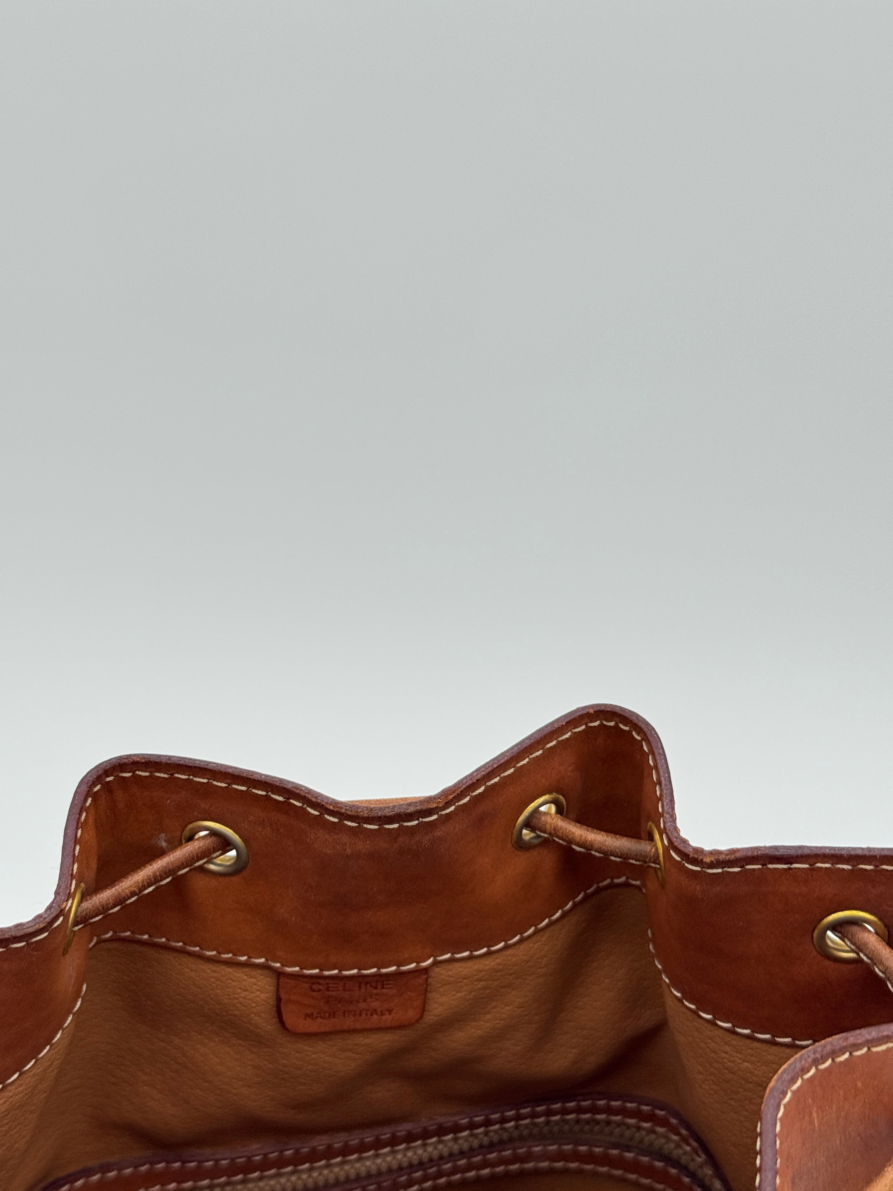 Céline Macadam Bucket Bag