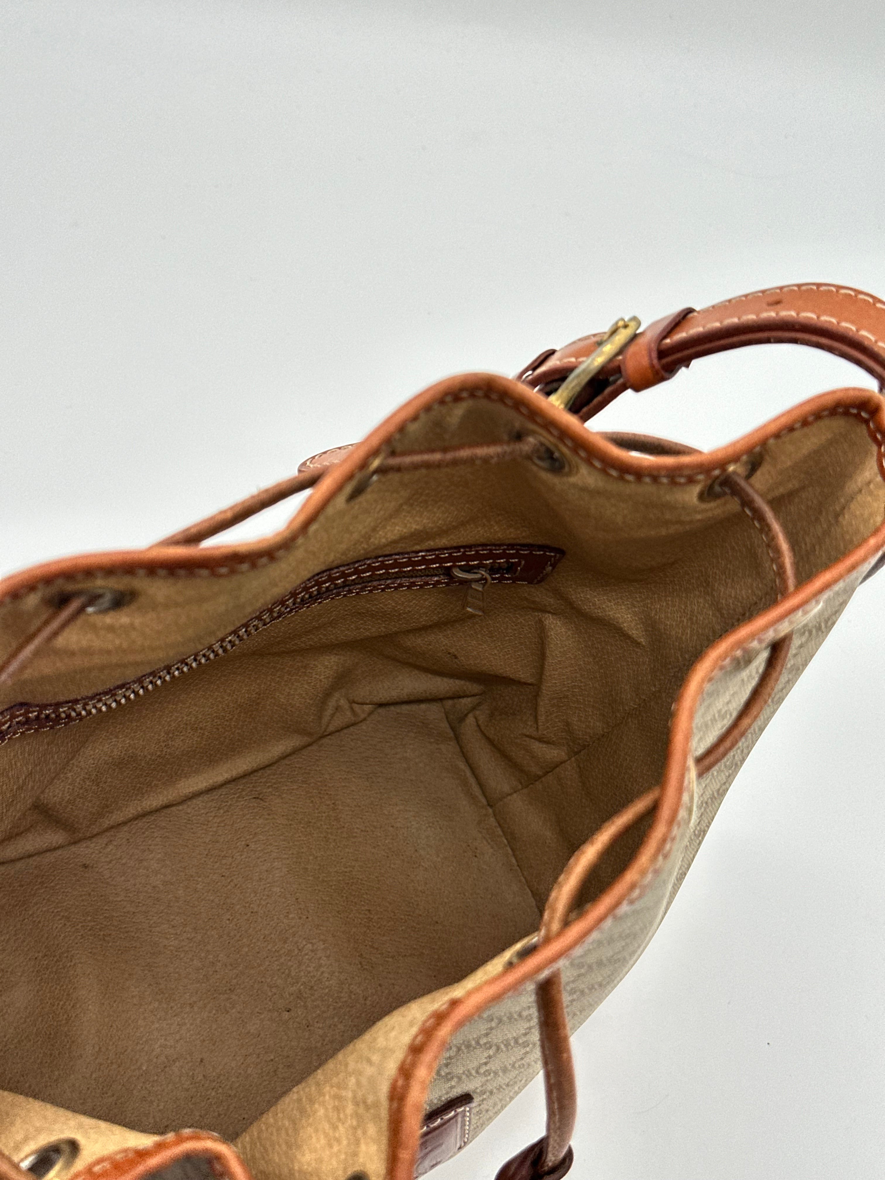 Céline Macadam Bucket Bag