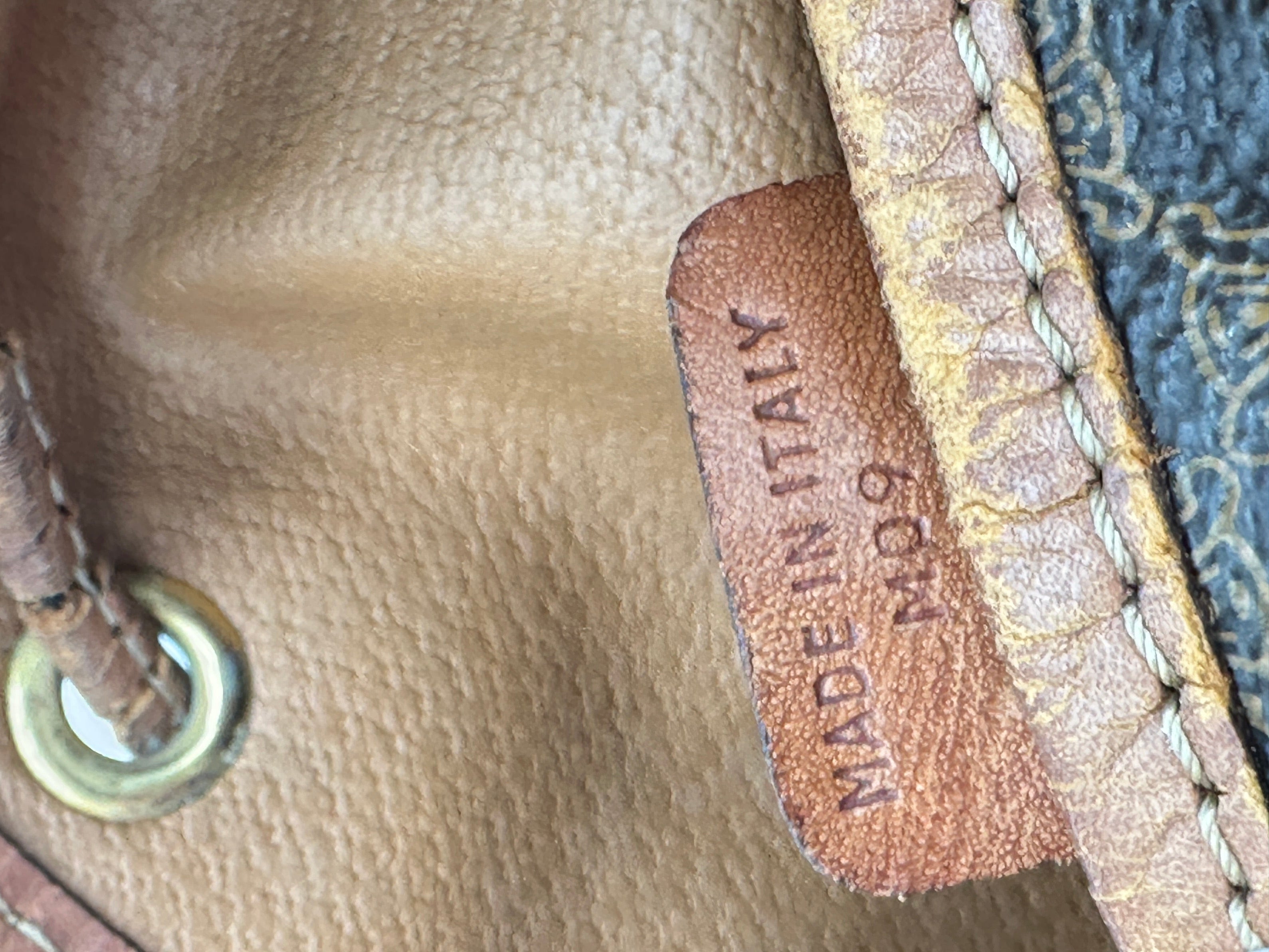Céline Macadam Bucket Bag
