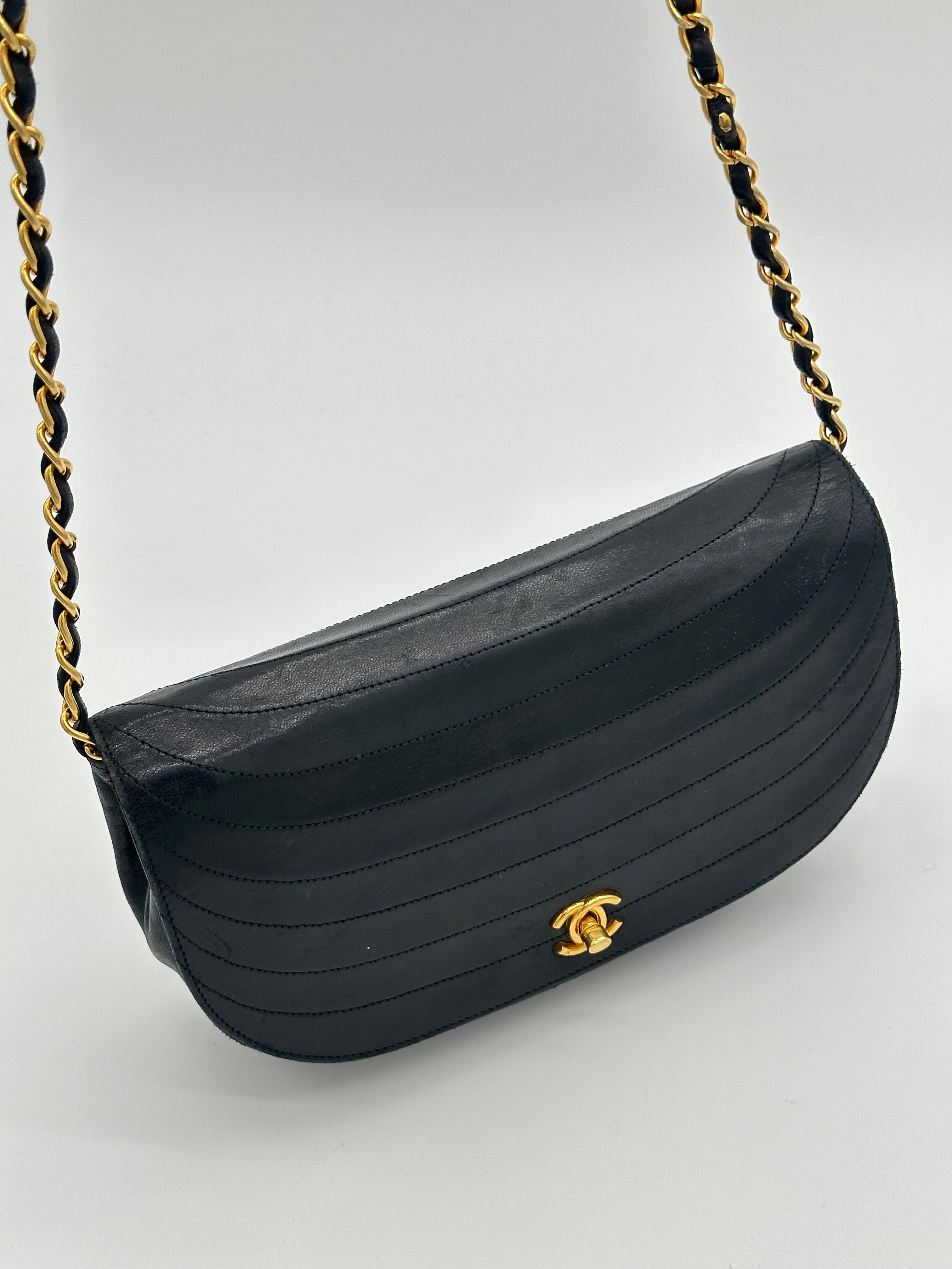 Chanel Half Moon Single Flap