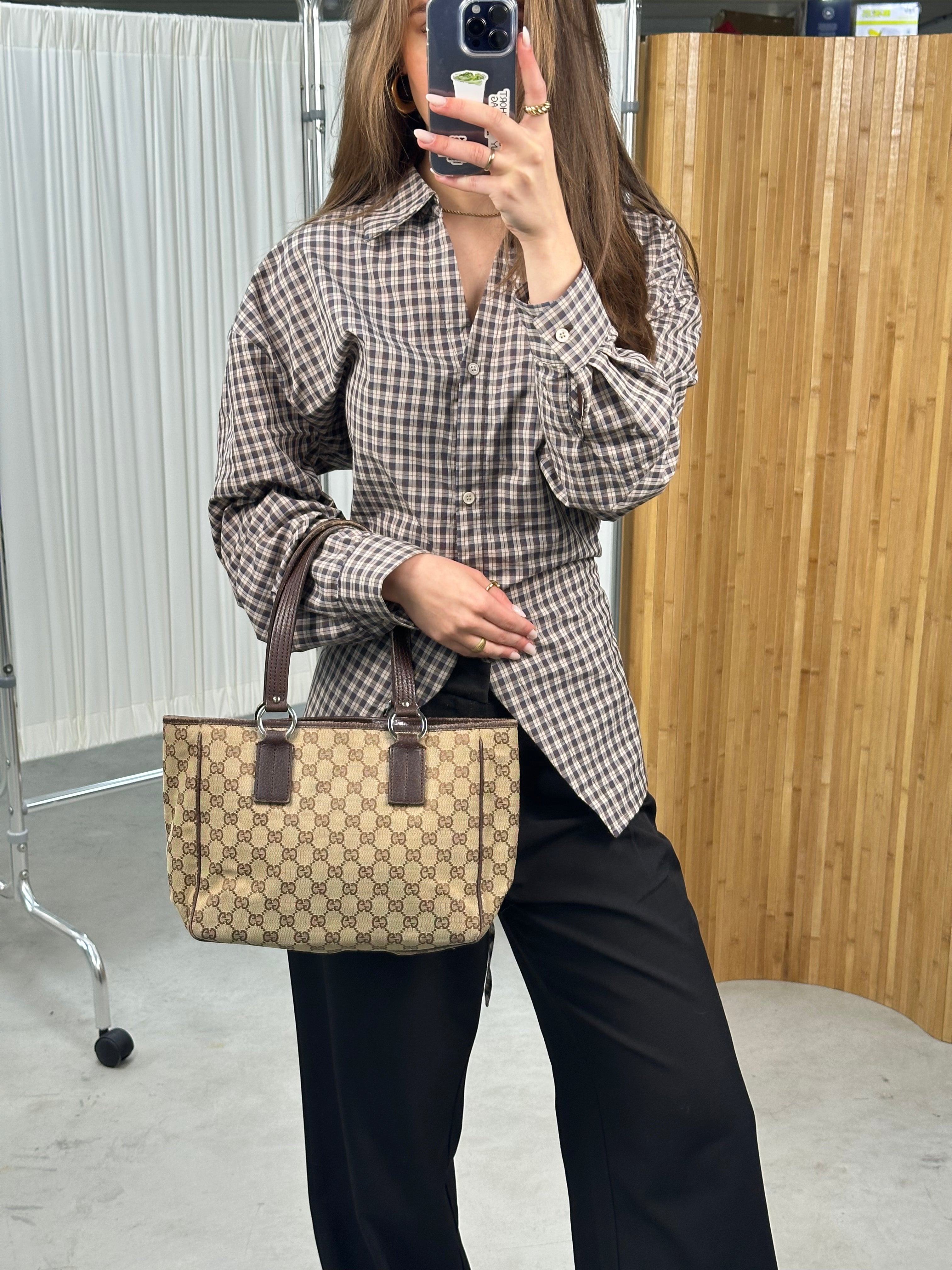 Gucci Canvas Tote Bag