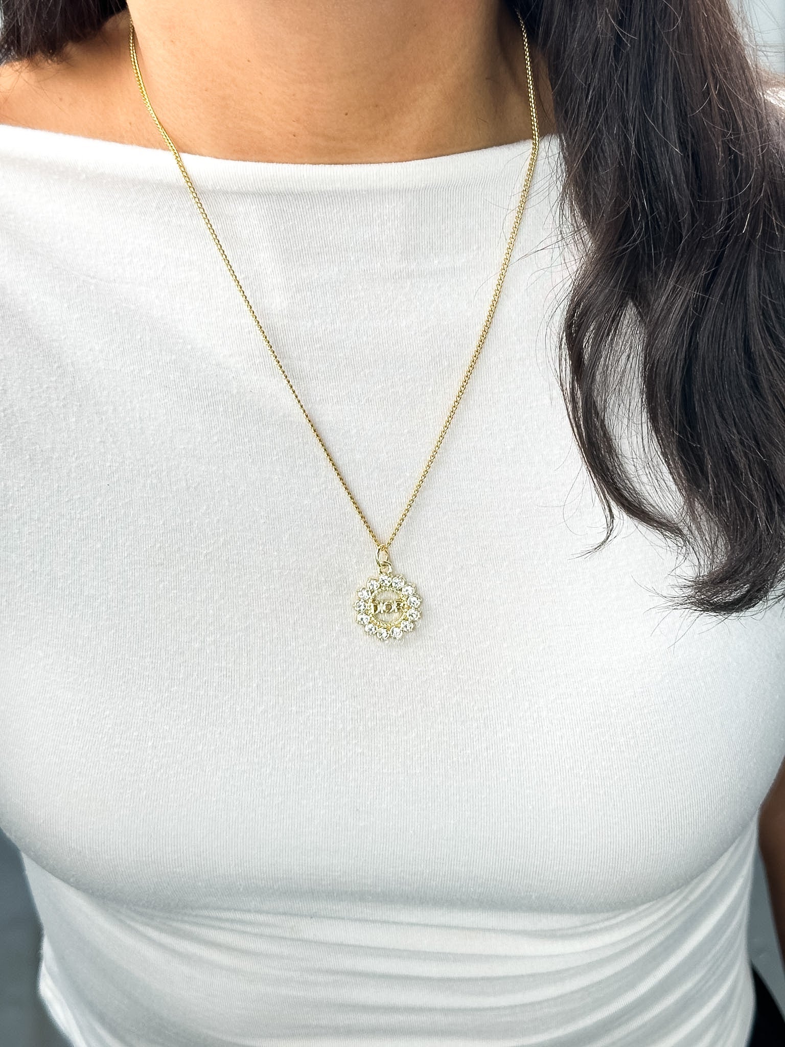 Dior Strass Mandela Necklace