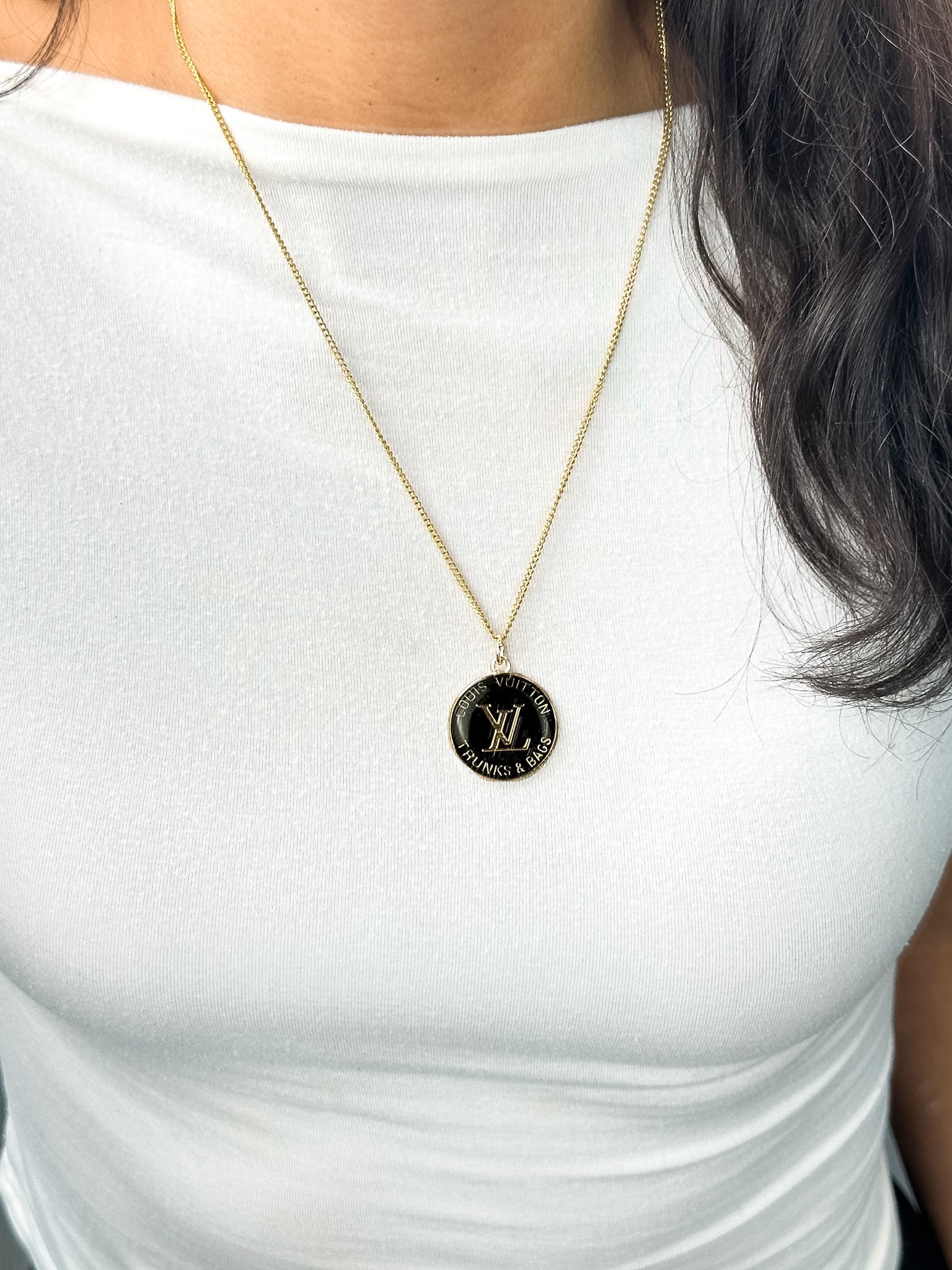Louis Vuitton Coin Necklace