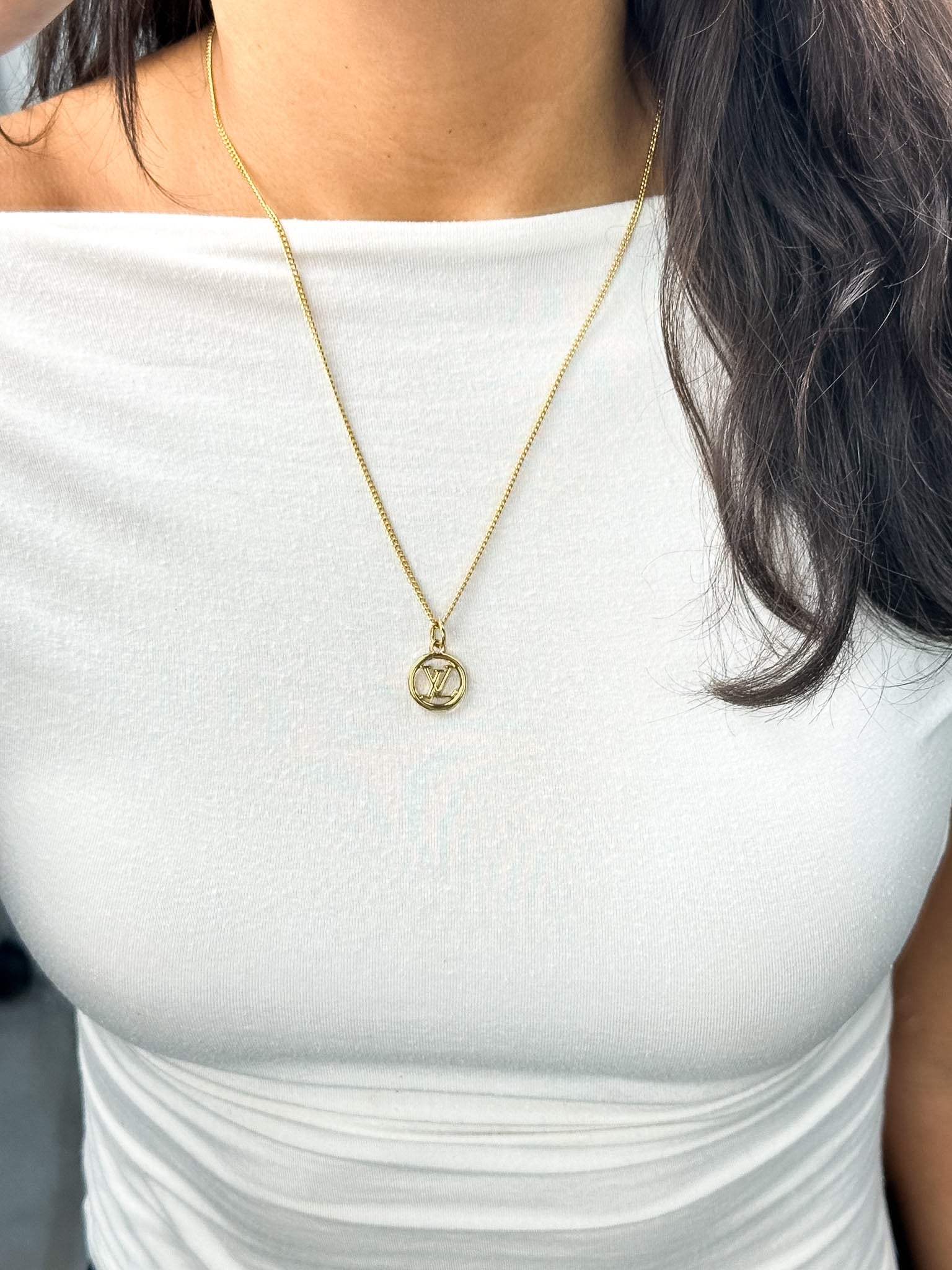 Louis Vuitton Coin Necklace