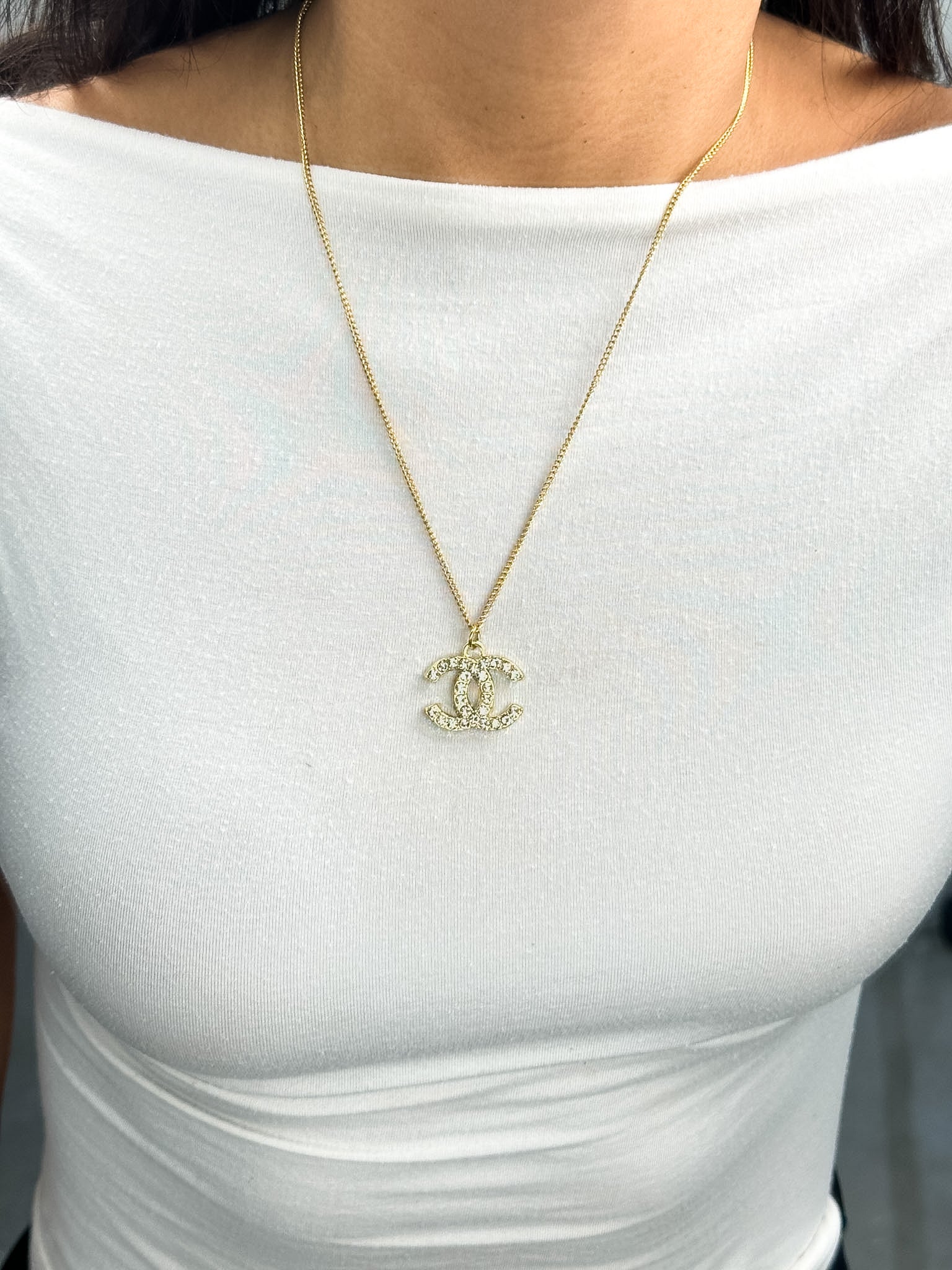 Chanel CC Strass Necklace