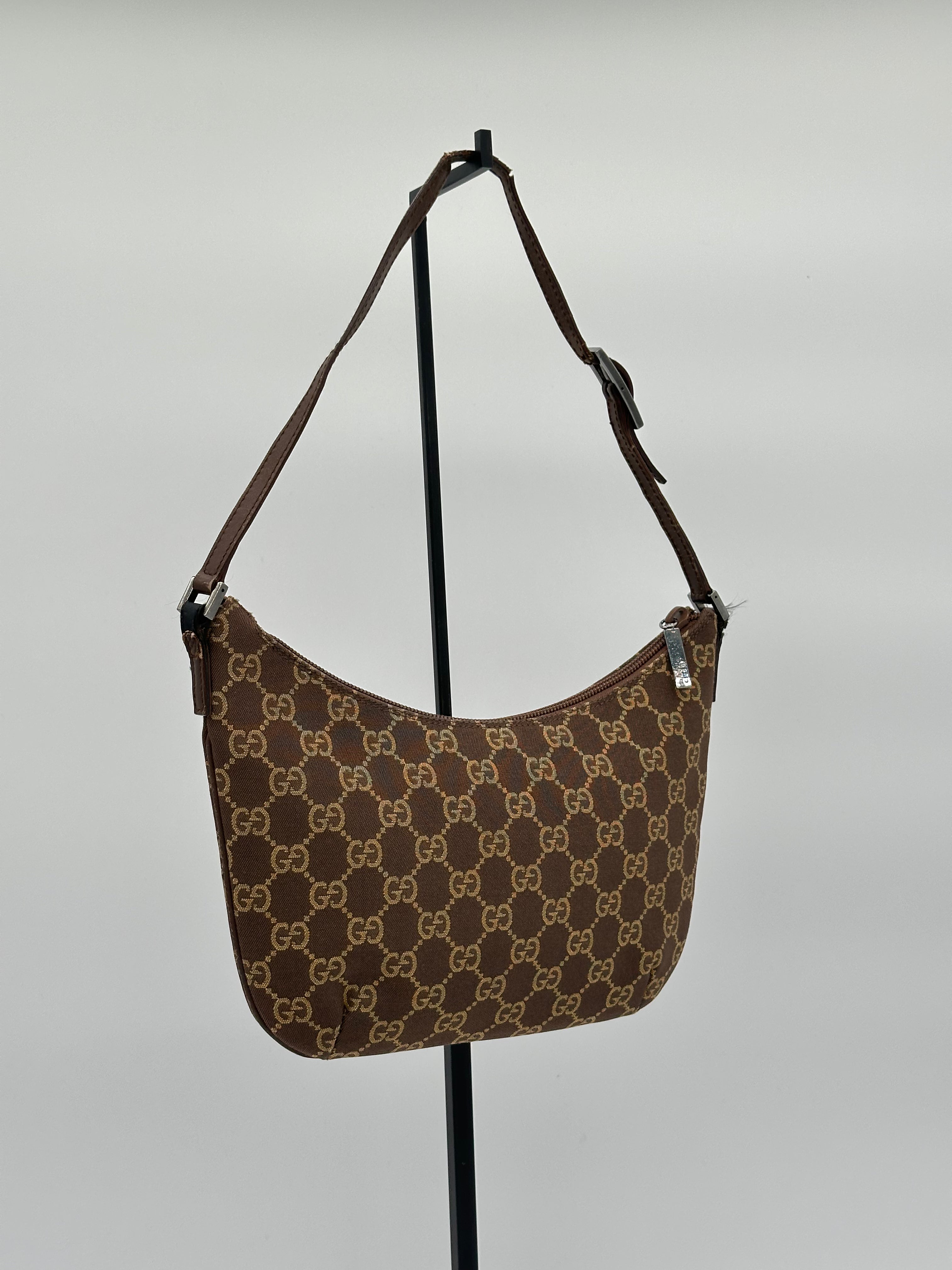 Gucci Canvas Baguette