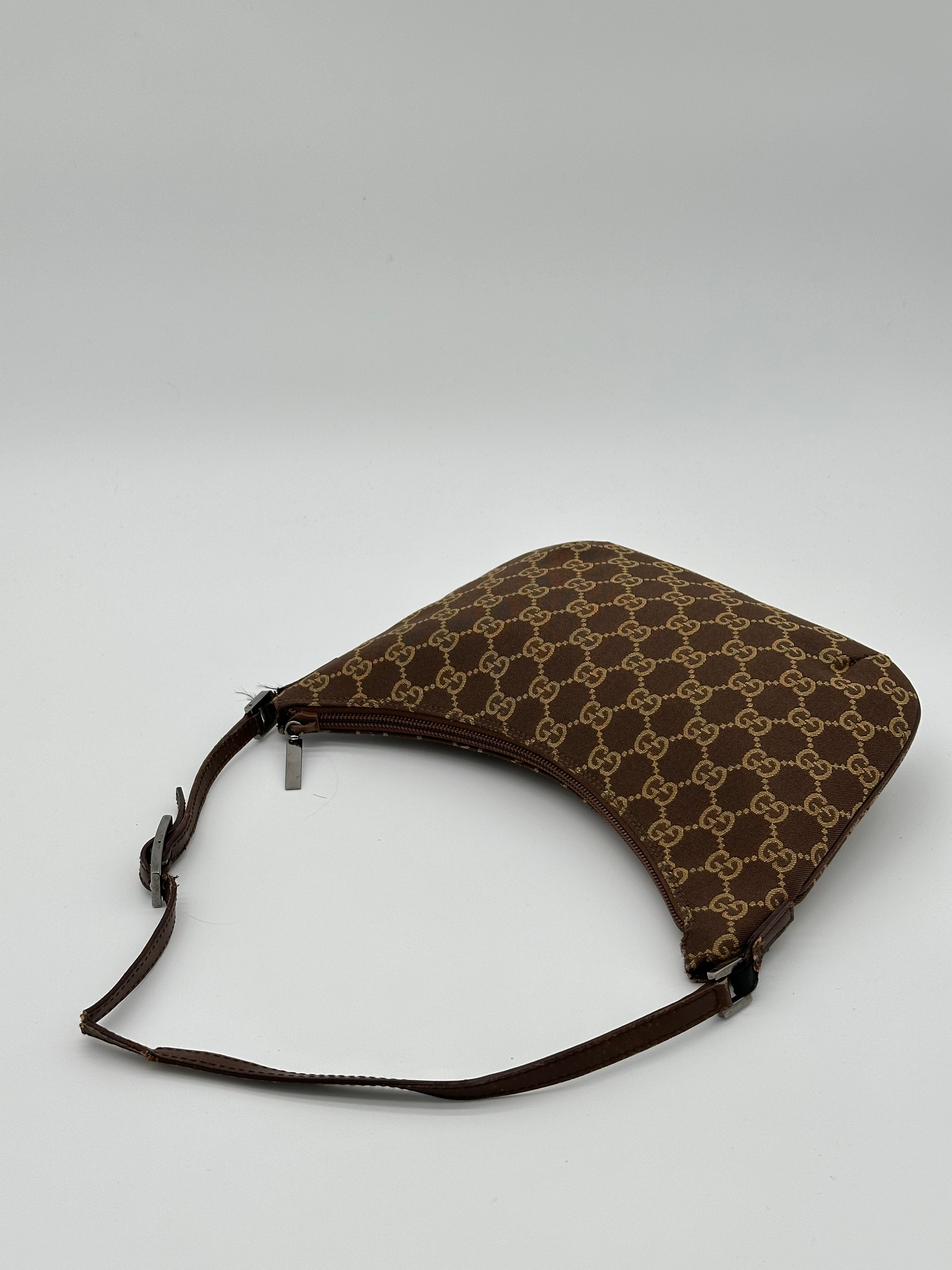 Gucci Canvas Baguette