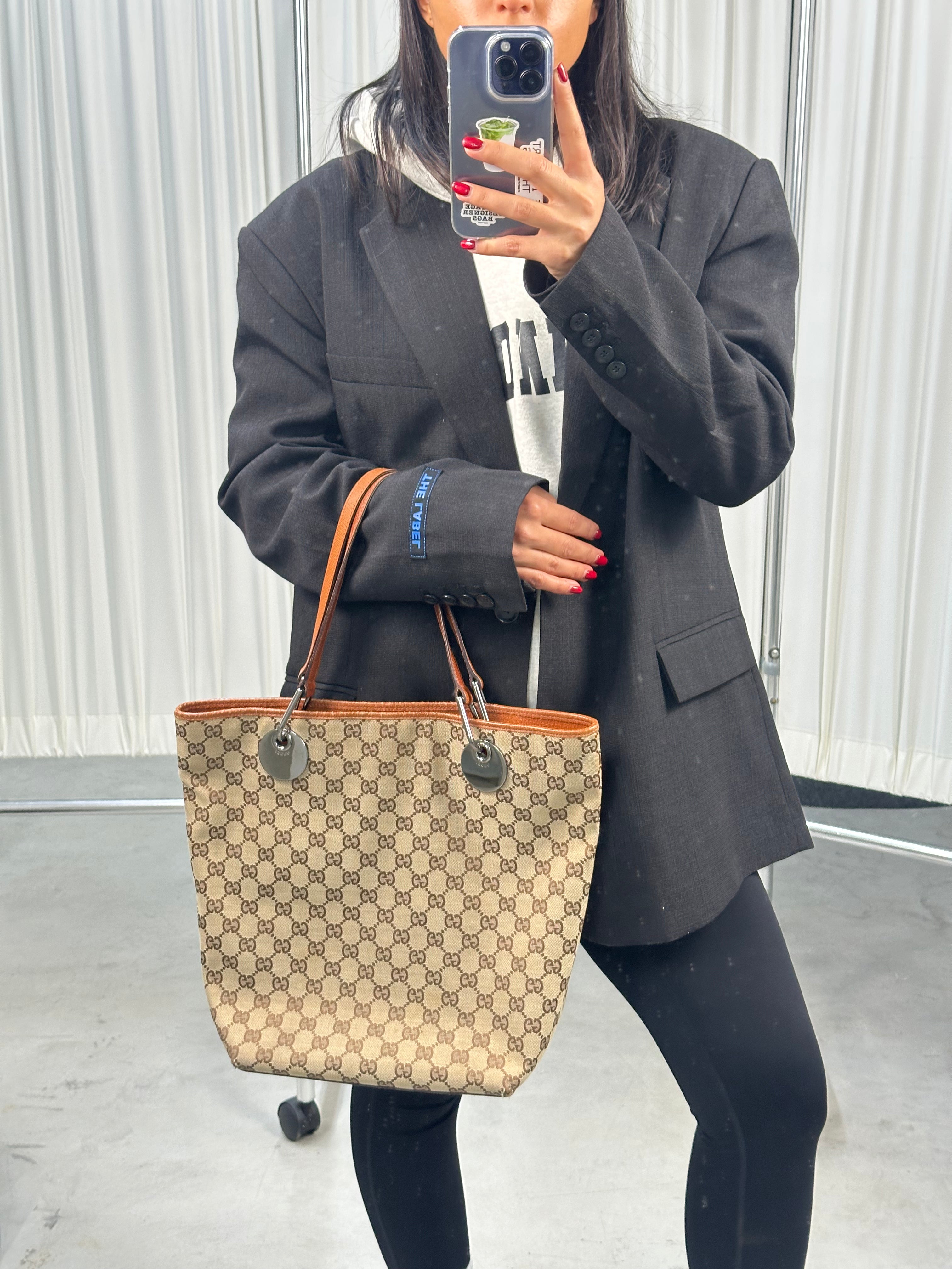 Gucci Eclipse Canvas Tote Bag