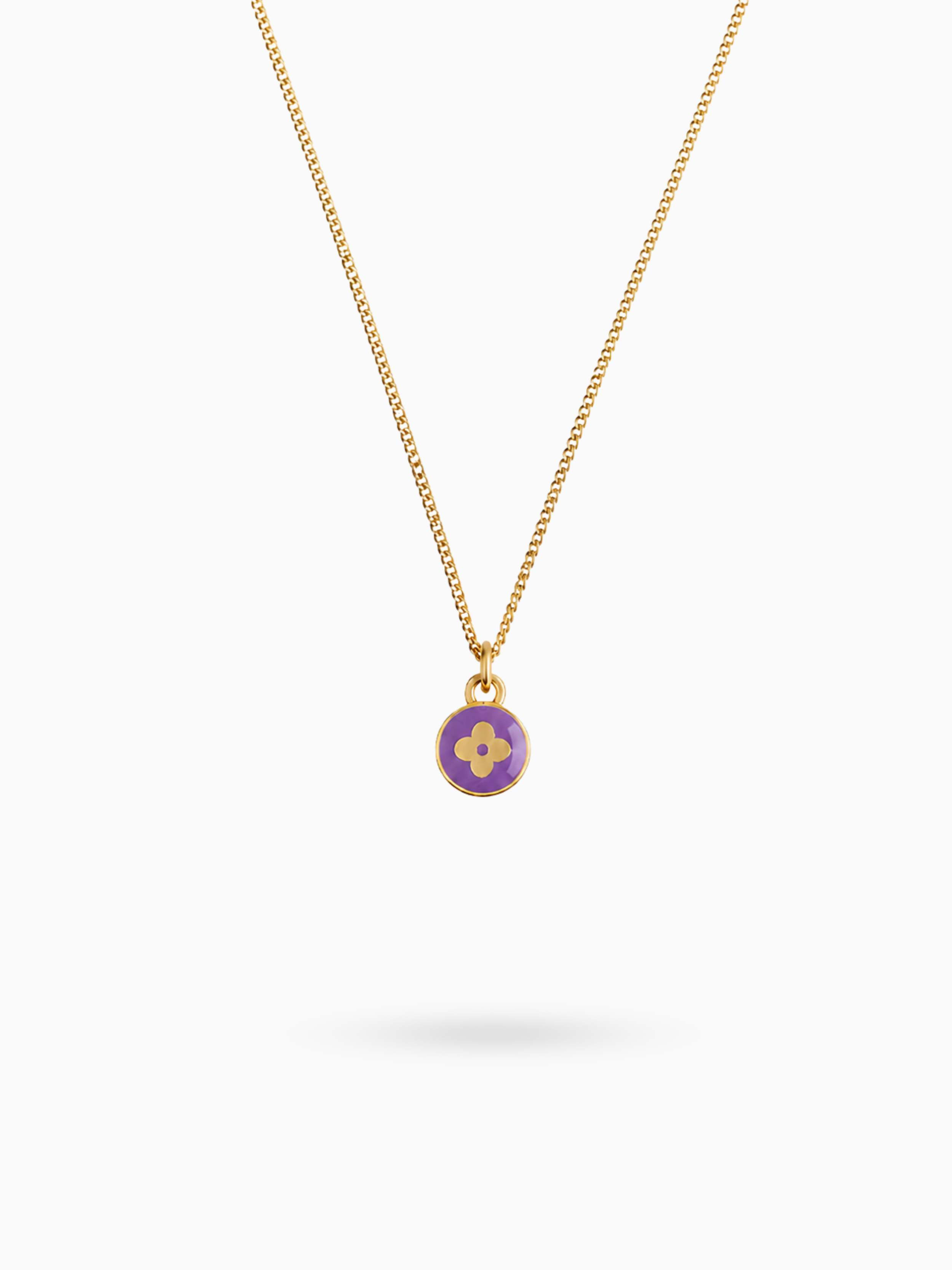 Louis Vuitton Purple Bloom Necklace
