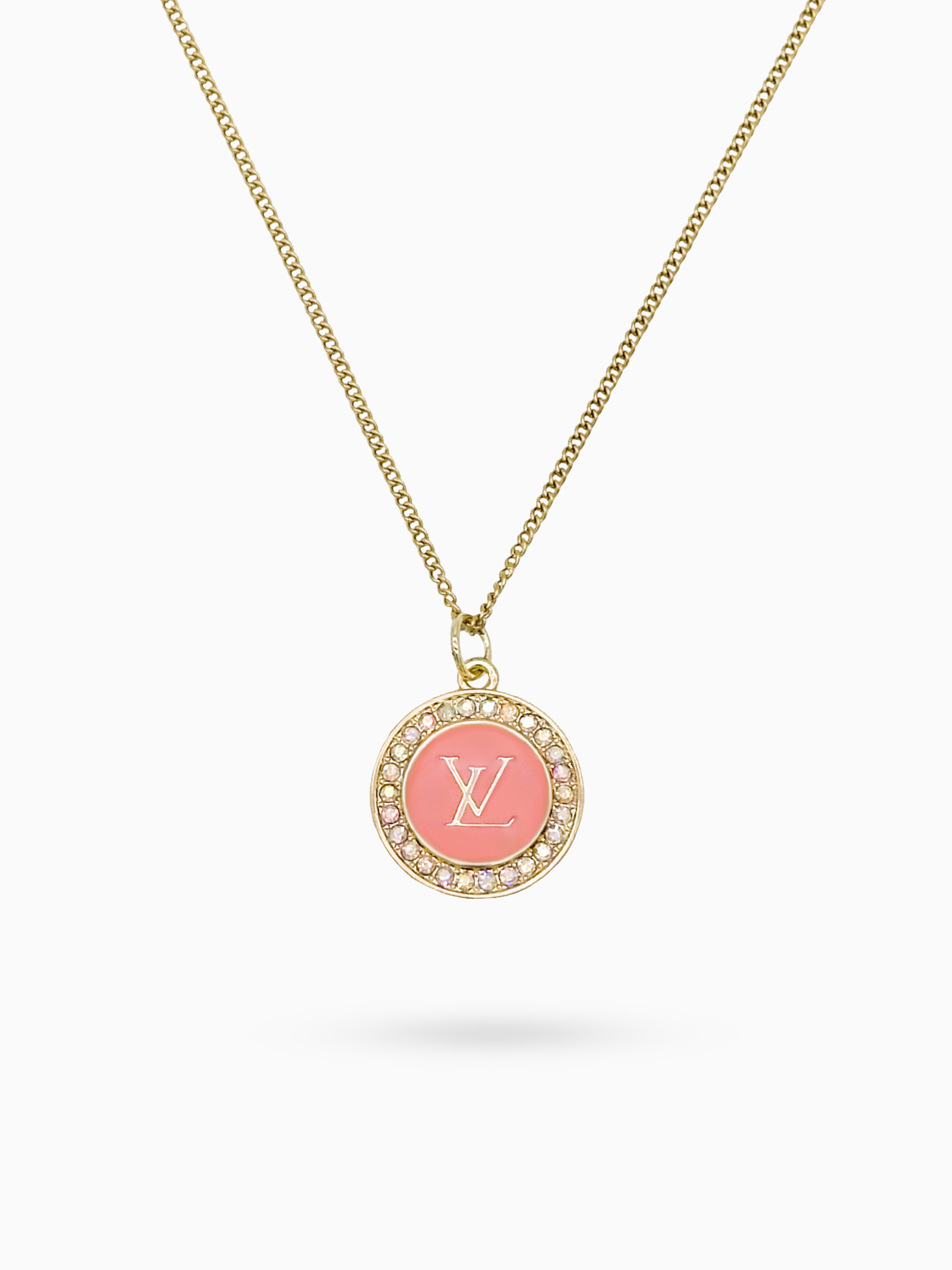 Louis Vuitton Coin Strass Necklace