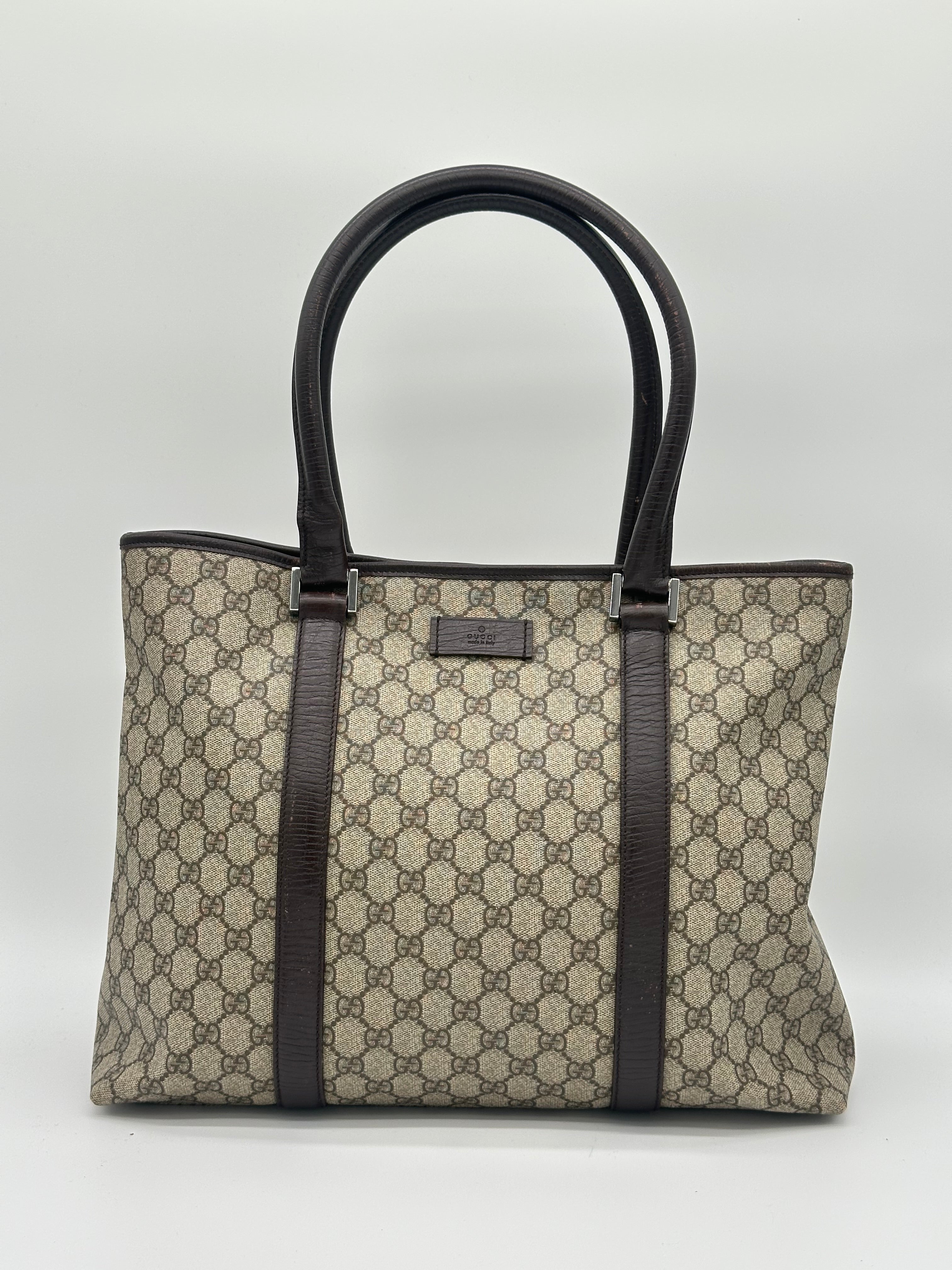 Gucci PVC Supreme Tote Bag