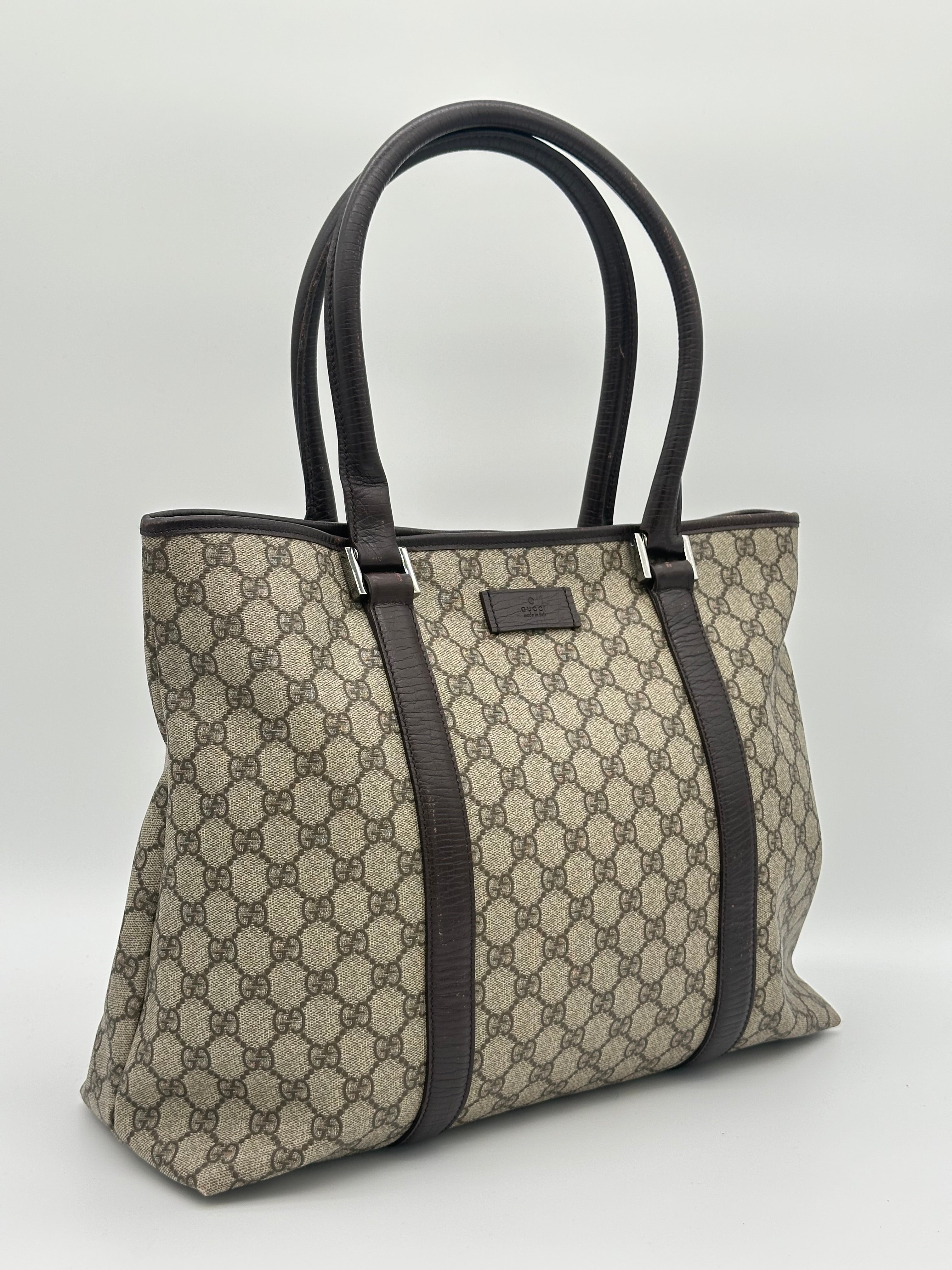 Gucci PVC Supreme Tote Bag