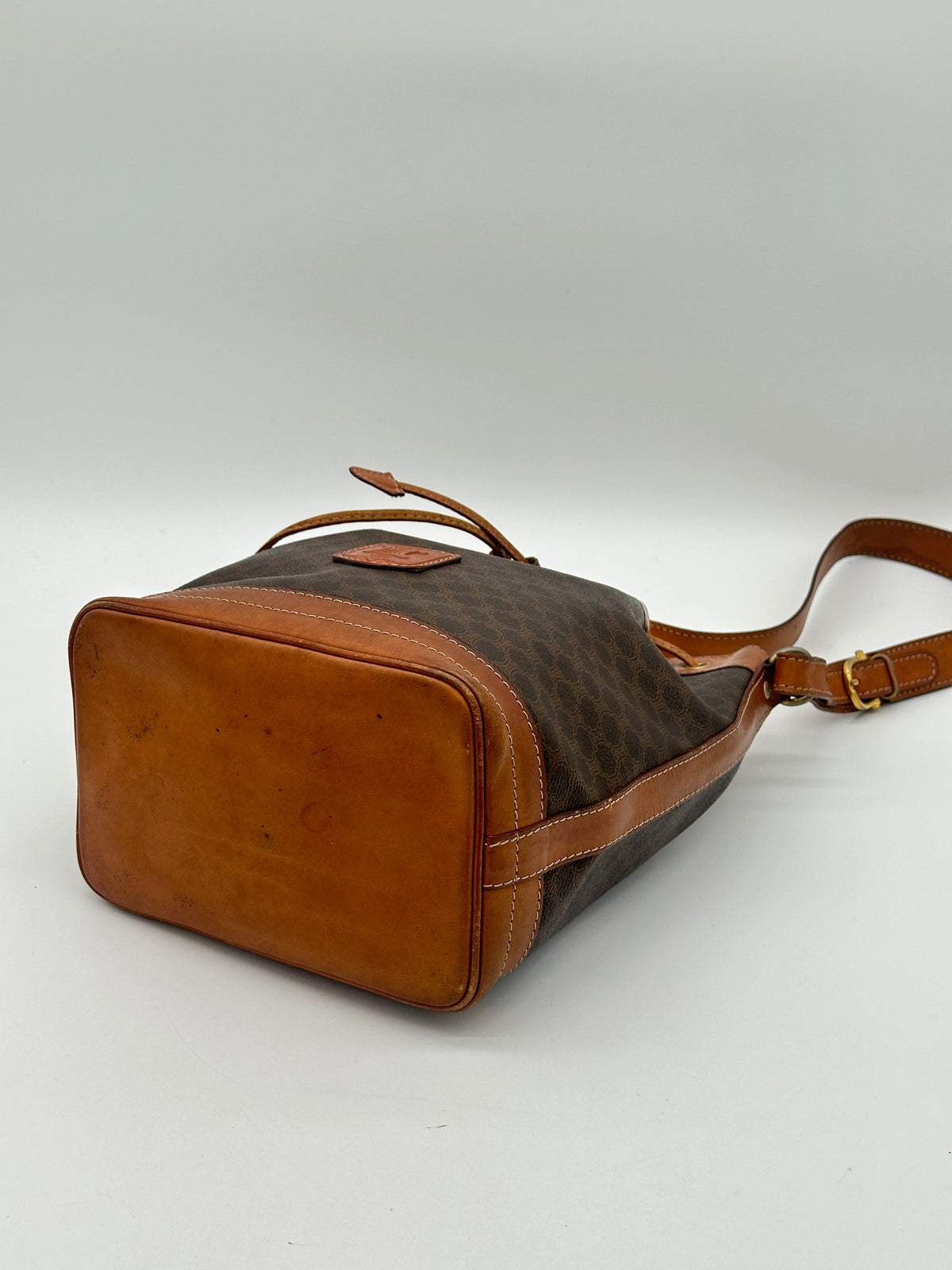 Céline Macadam Bucket Bag