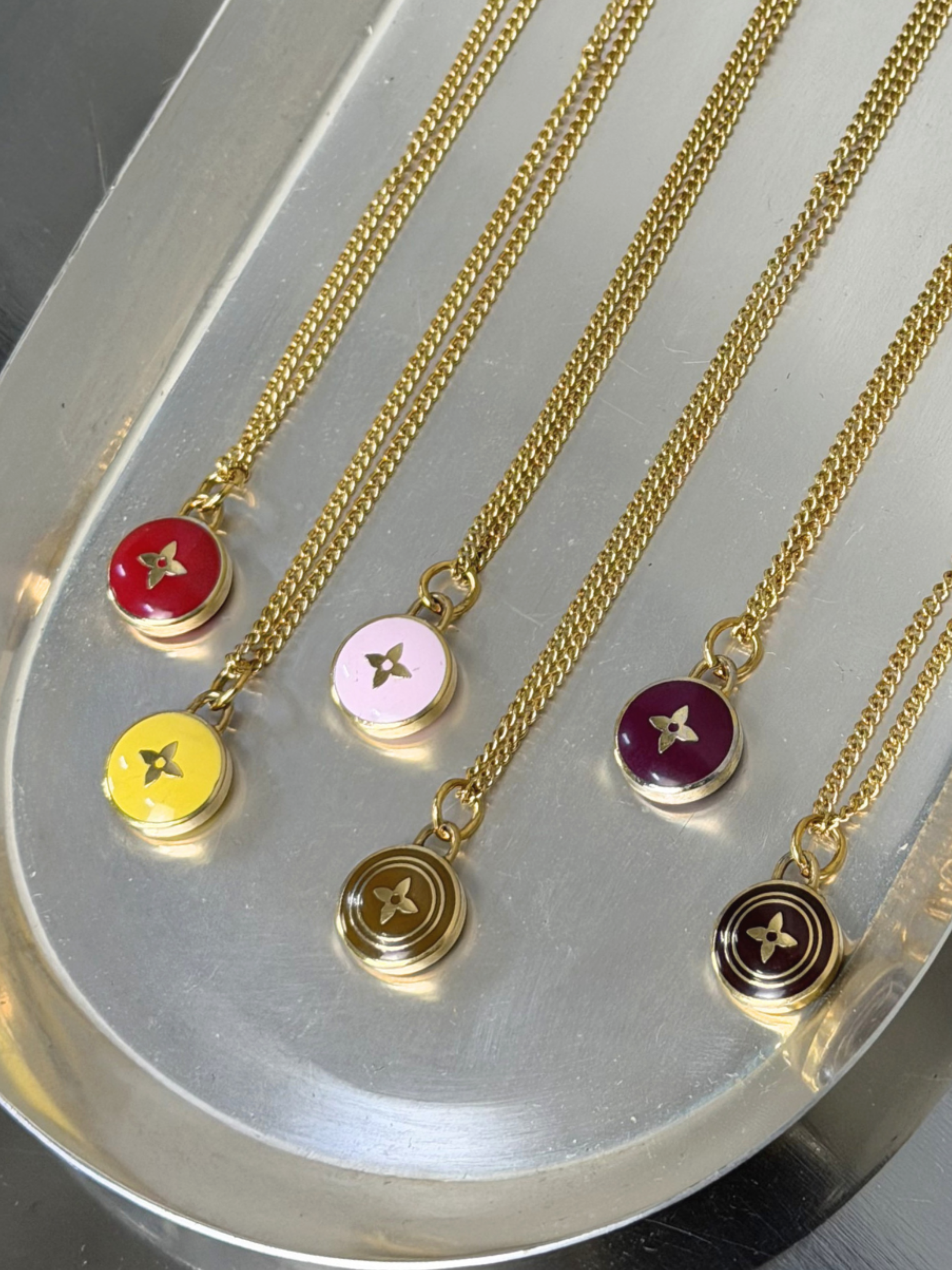 Louis Vuitton Brown Star Necklace