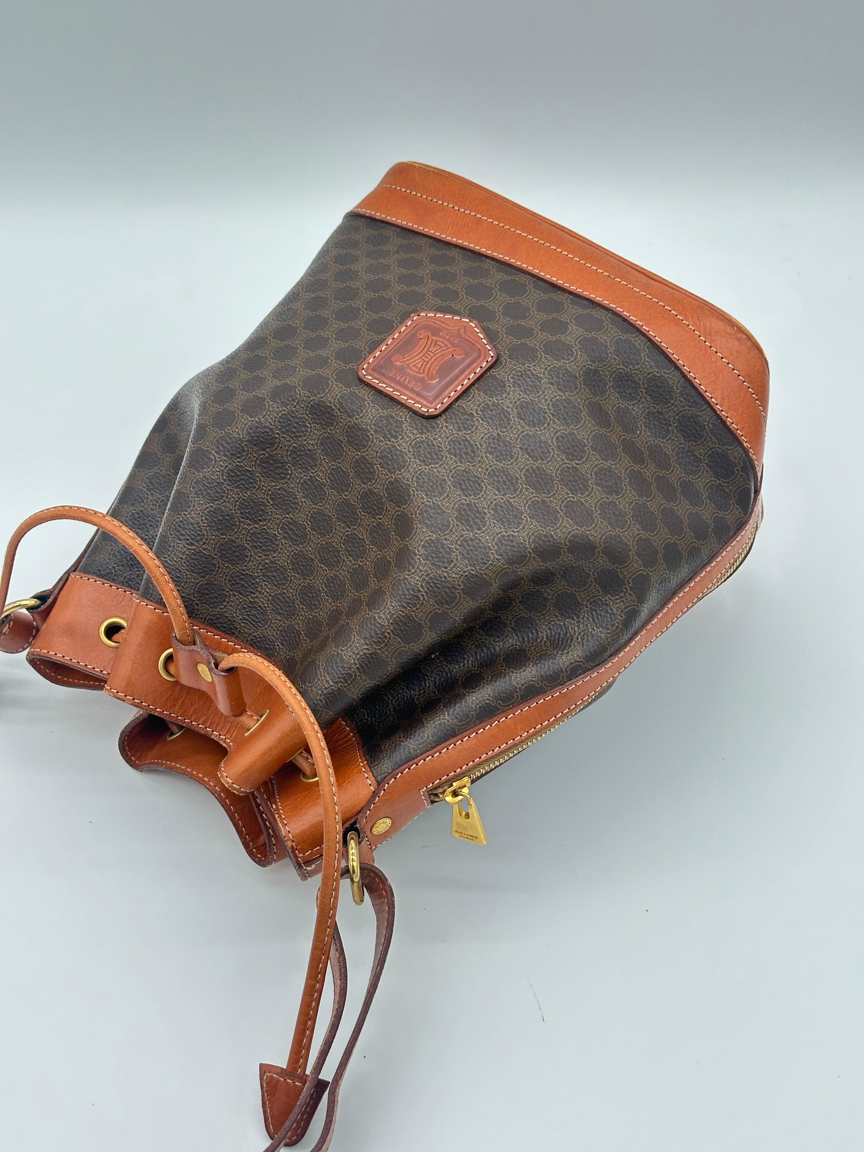 Céline Macadam Bucket Bag