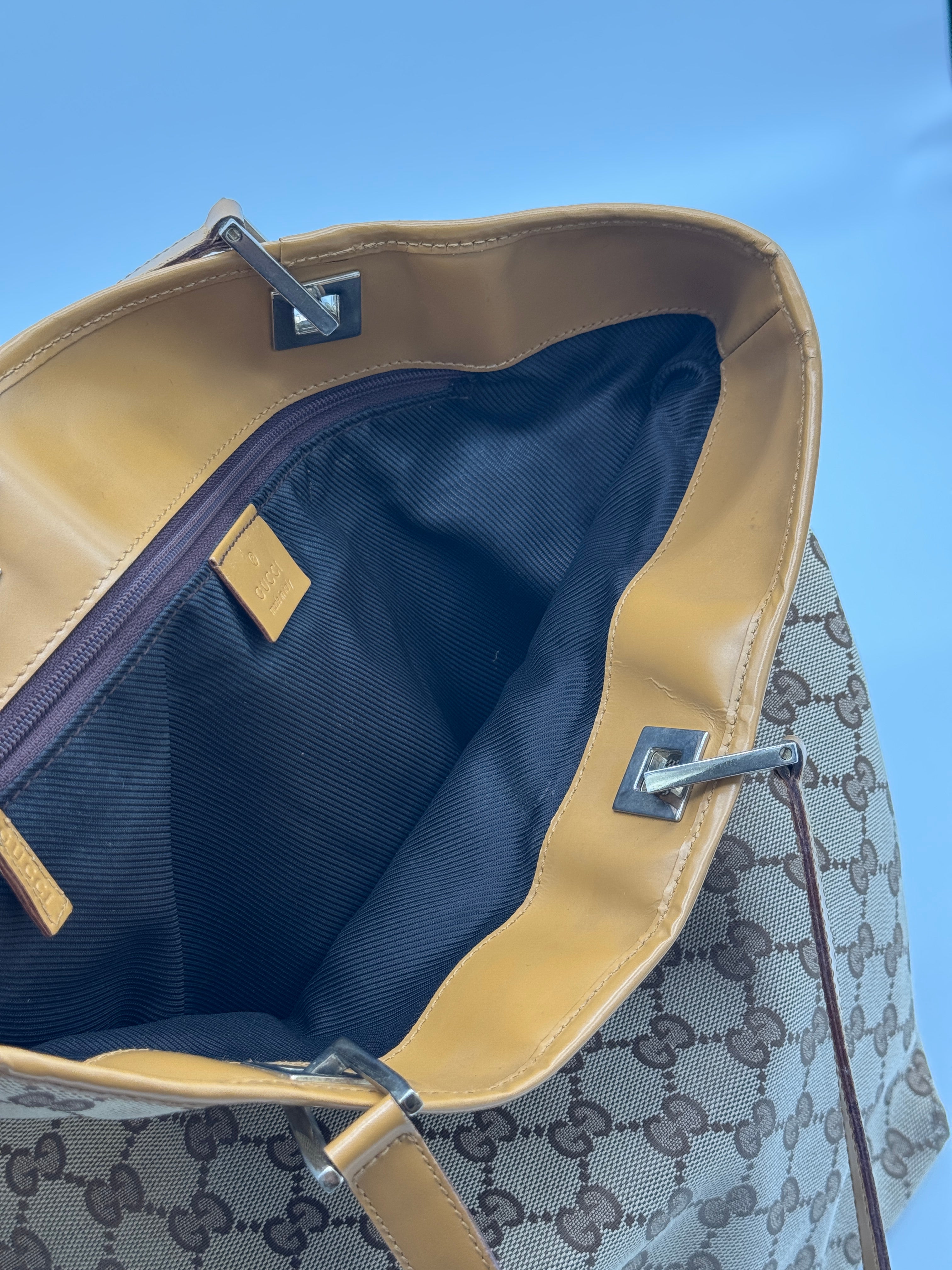 Gucci Canvas Tote Bag