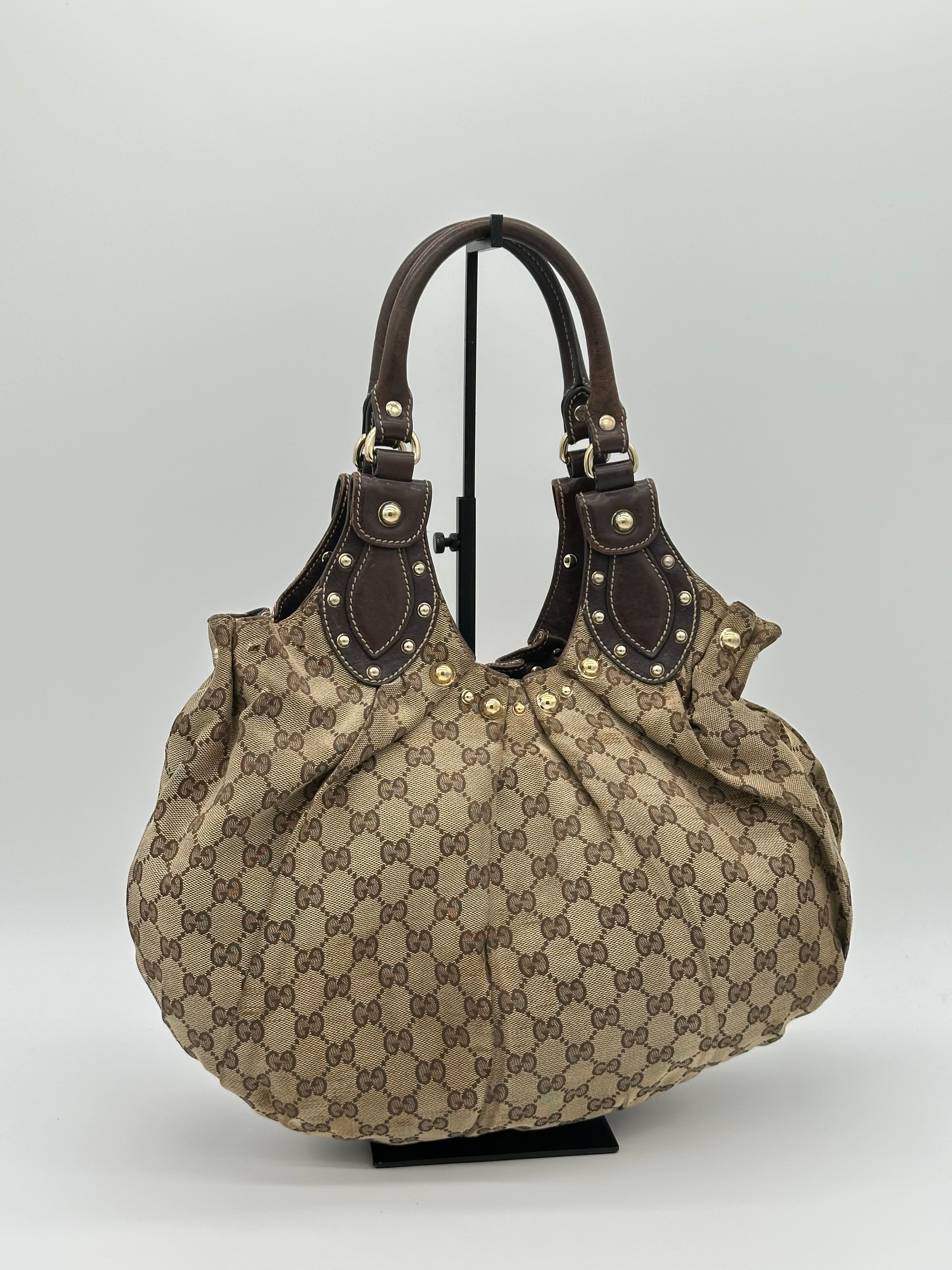 Gucci Studded Pelham Hobo