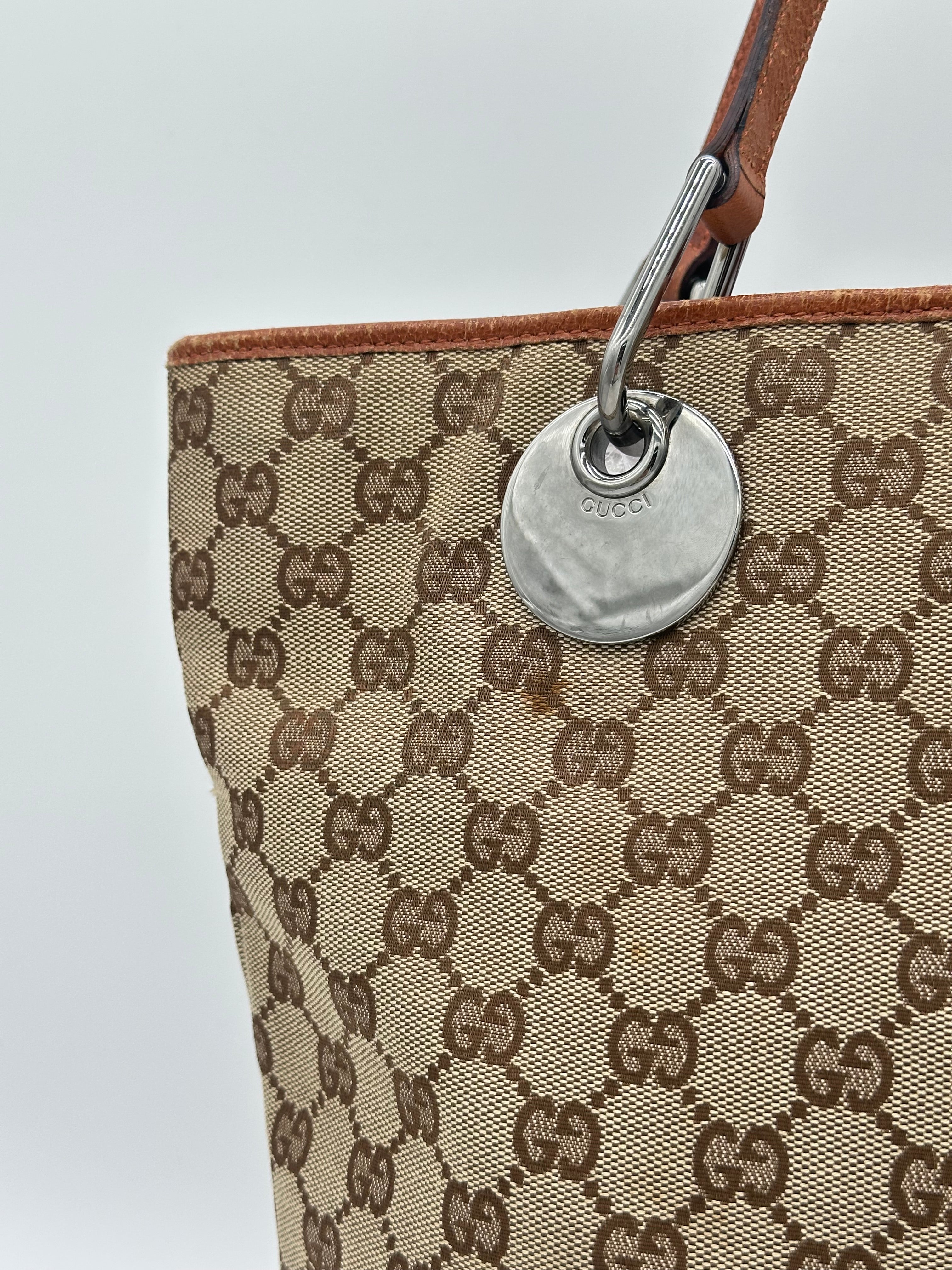 Gucci Eclipse Canvas Tote Bag