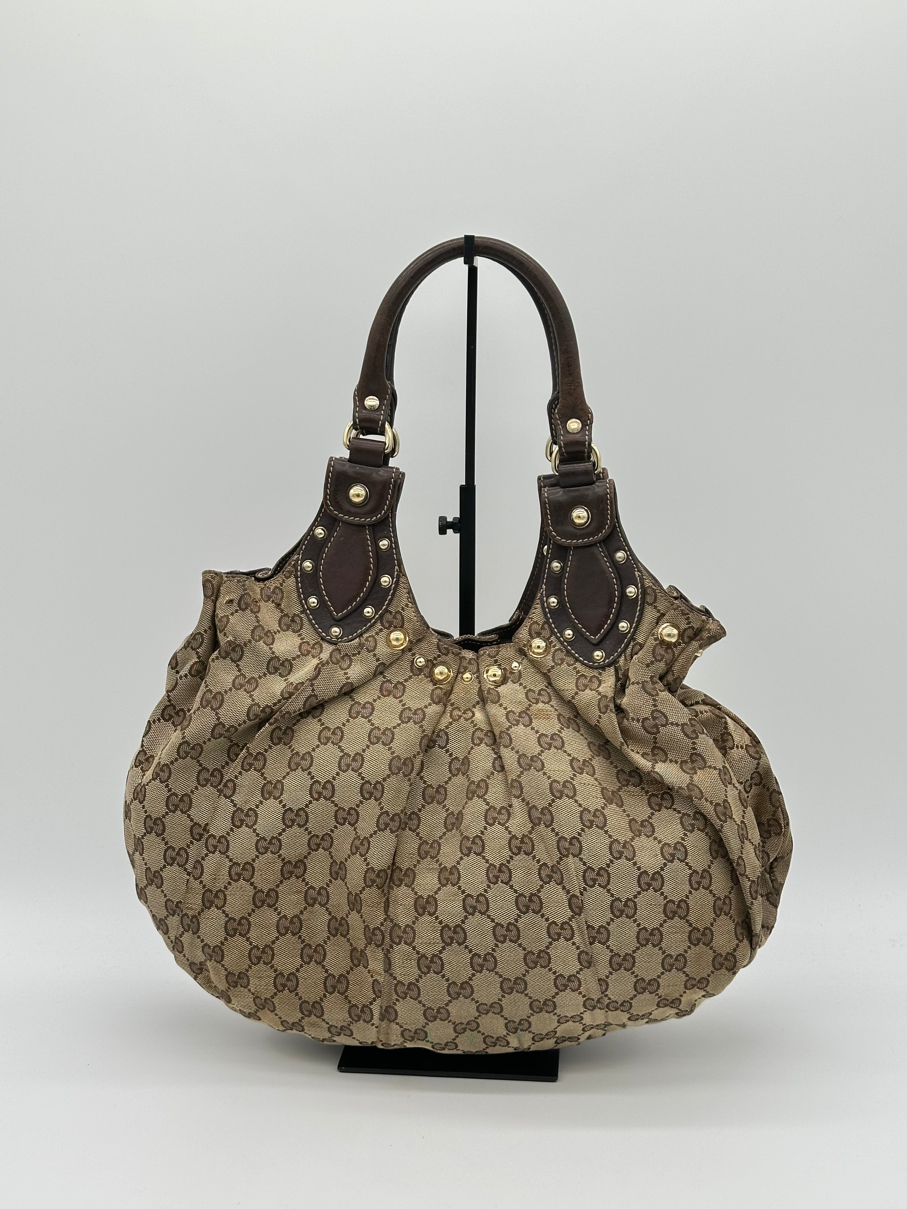 Gucci Studded Pelham Hobo