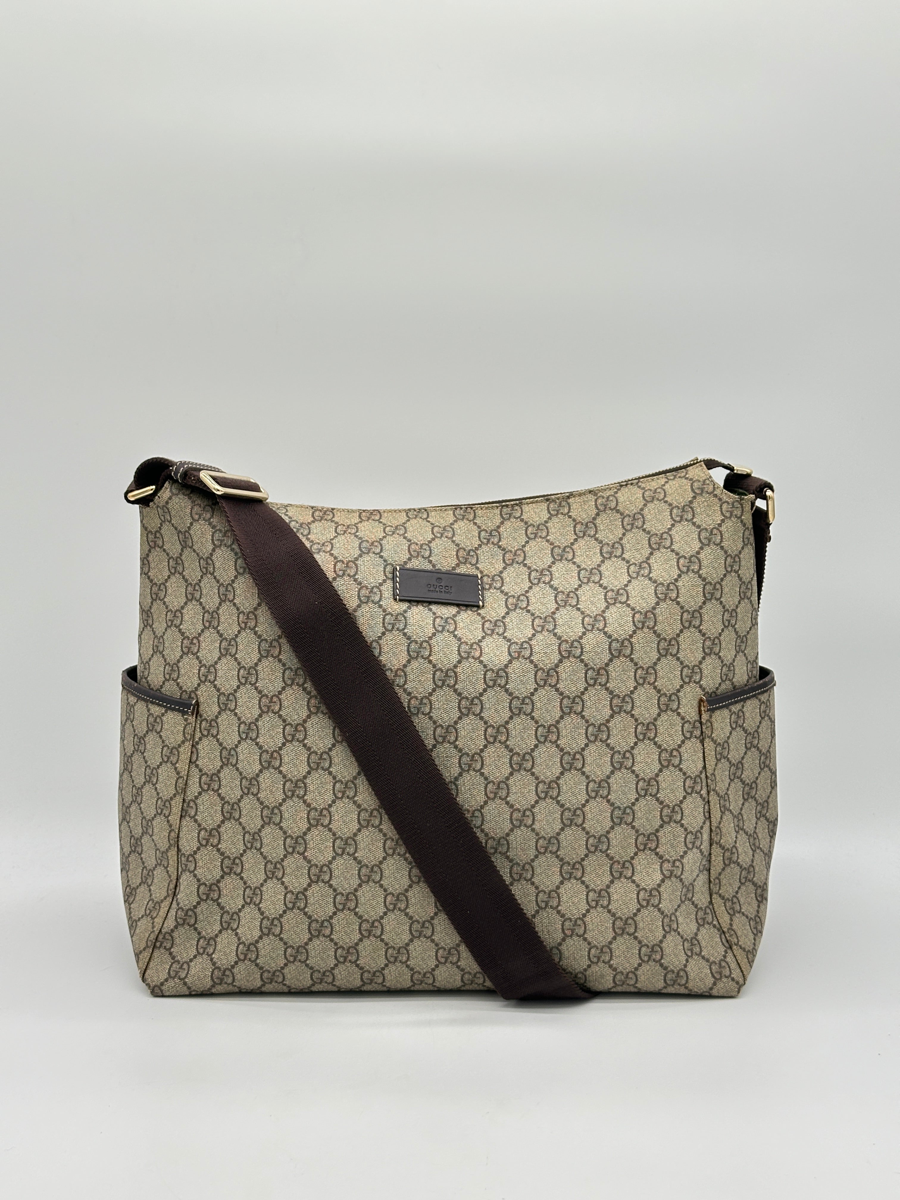 Gucci Canvas Diaper Bag